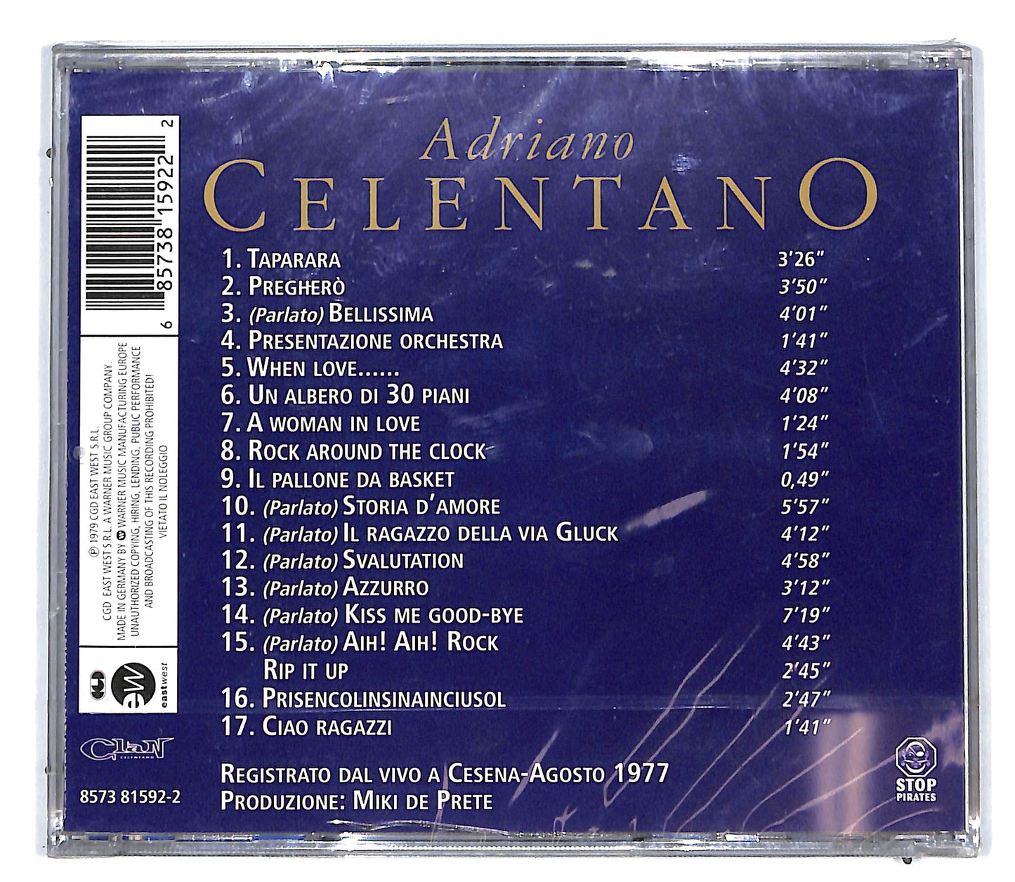 EBOND Adriano Celentano - Il Concerto Di Adriano CD CD096349