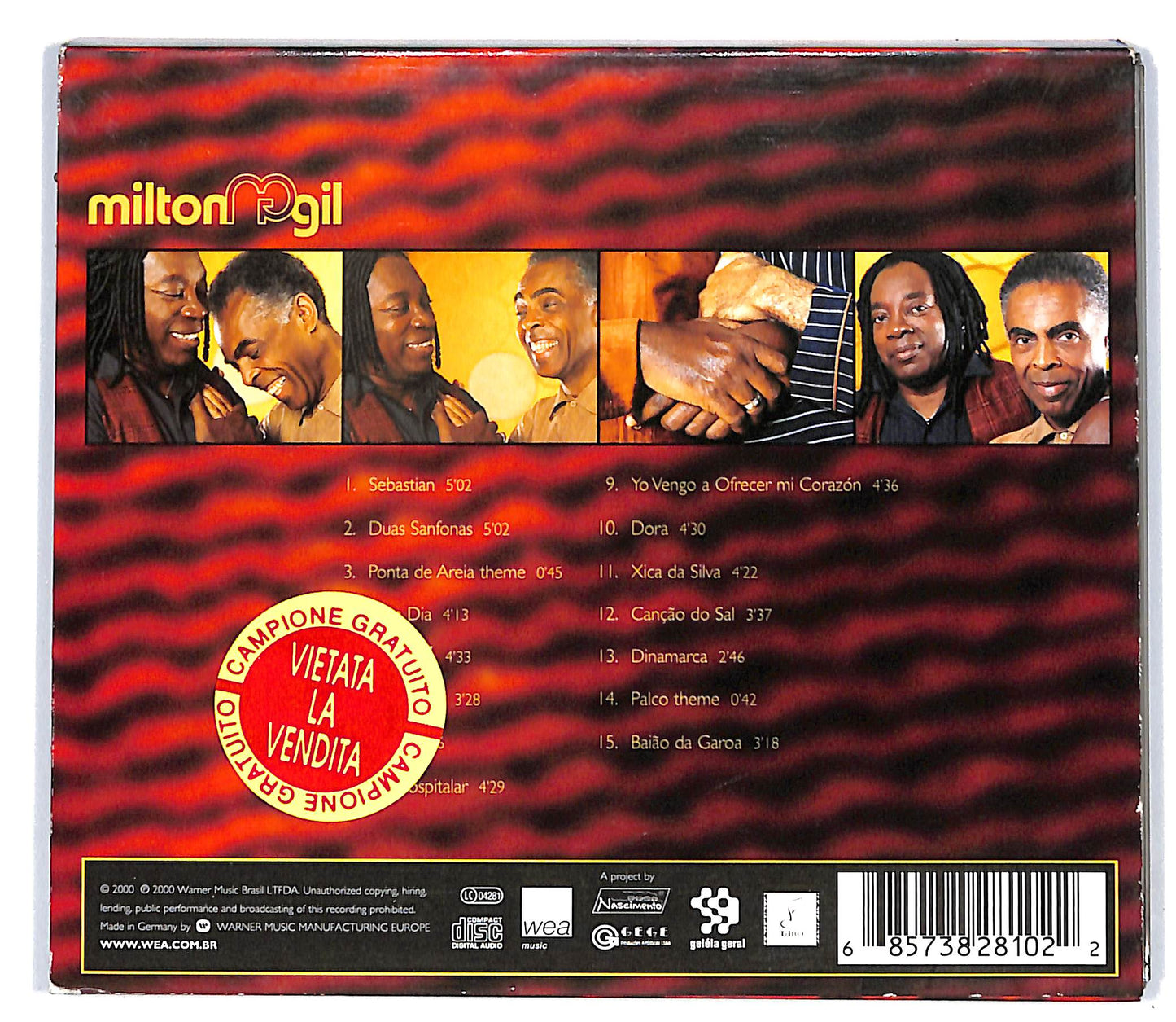 EBOND Gilberto Gil e Milton Nascimento - Gil e Milton CD CD096403