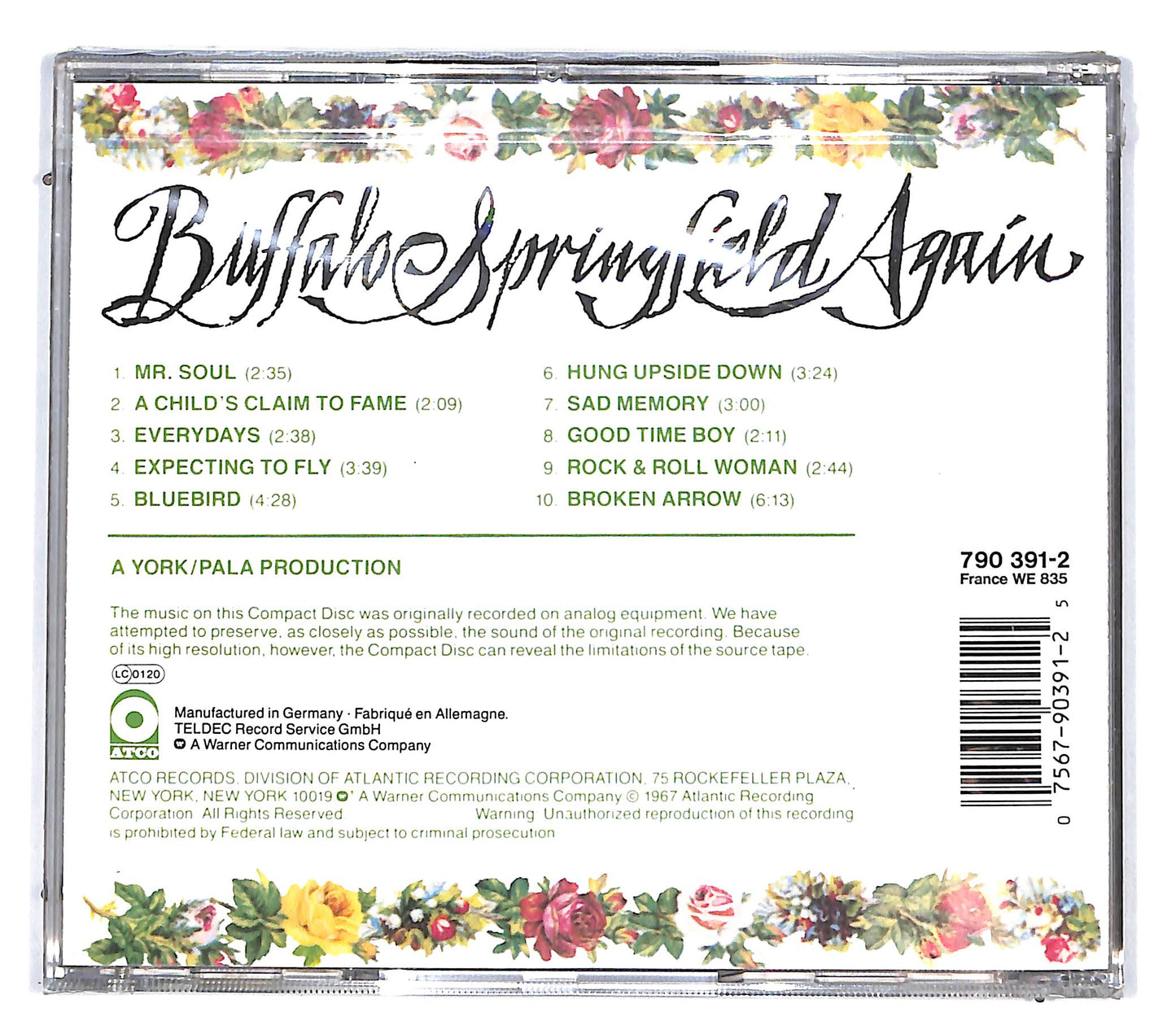 EBOND Buffalo Springfield - Buffalo Springfield Again CD CD096444