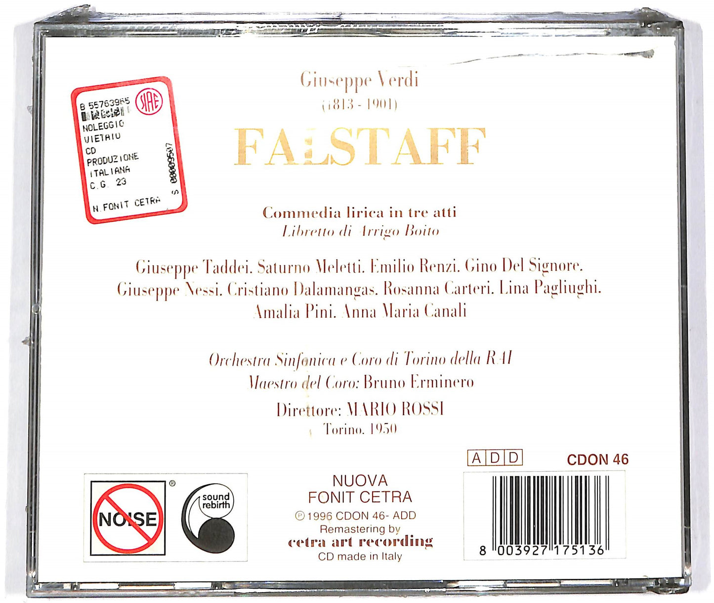 EBOND Giuseppe Verdi - Falstaff - Classic Collection Box 2CD CD096512