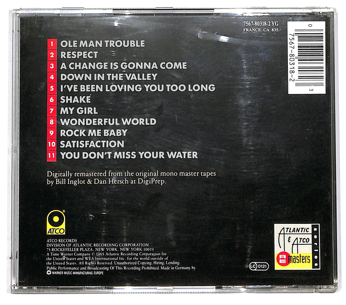 EBOND Otis Redding - Otis Blue - Otis Redding Sings Soul CD CD096530