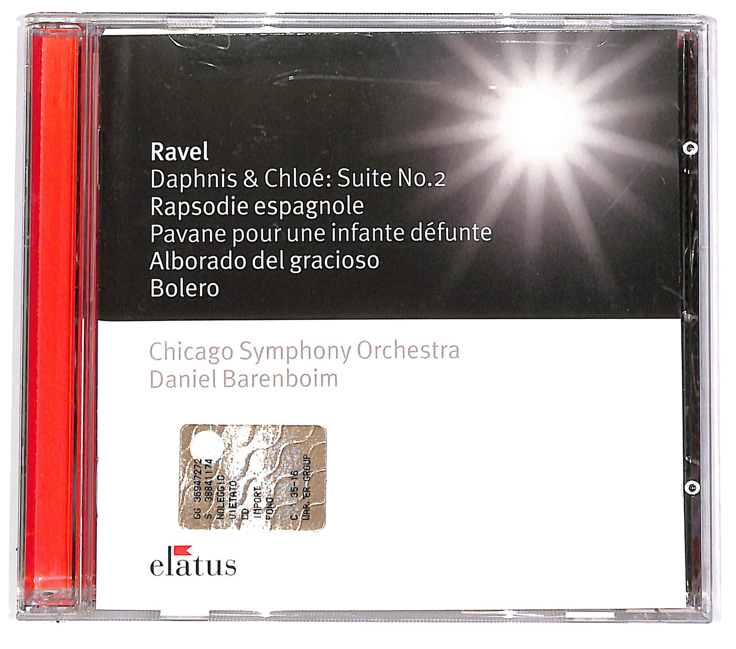 EBOND Ravel - The Chicago Symphony Orchestra - Daniel Barenboim CD CD096601