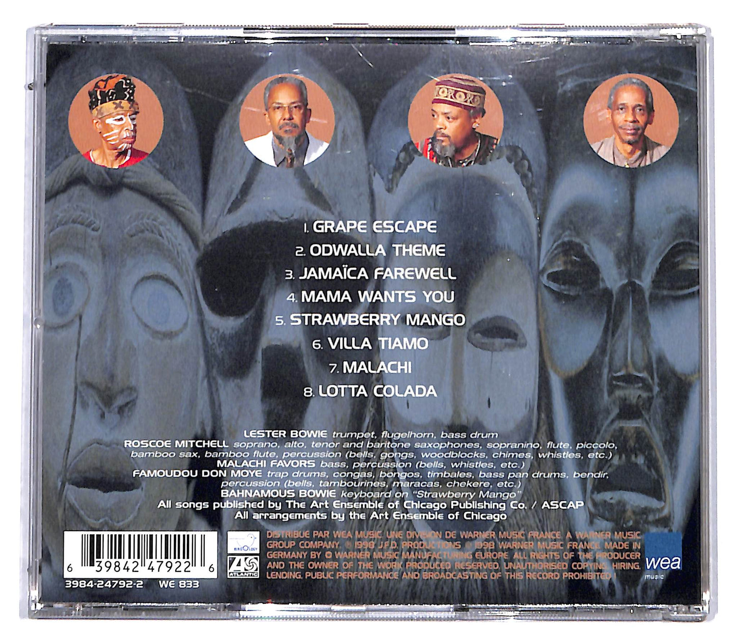 EBOND The Art Ensemble Of Chicago - Coming Home Jamaica CD CD096707