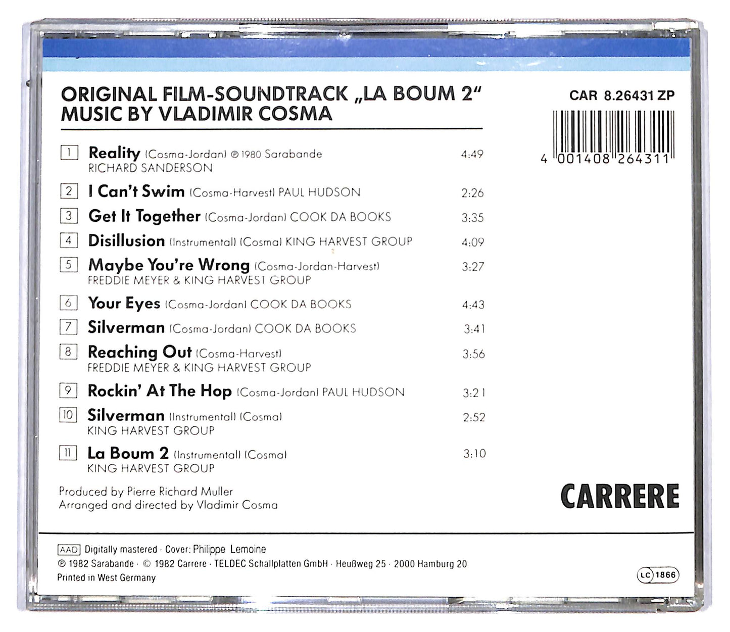 EBOND Vladimir Cosma - La Boum 2 (Original Soundtrack) CD CD096715