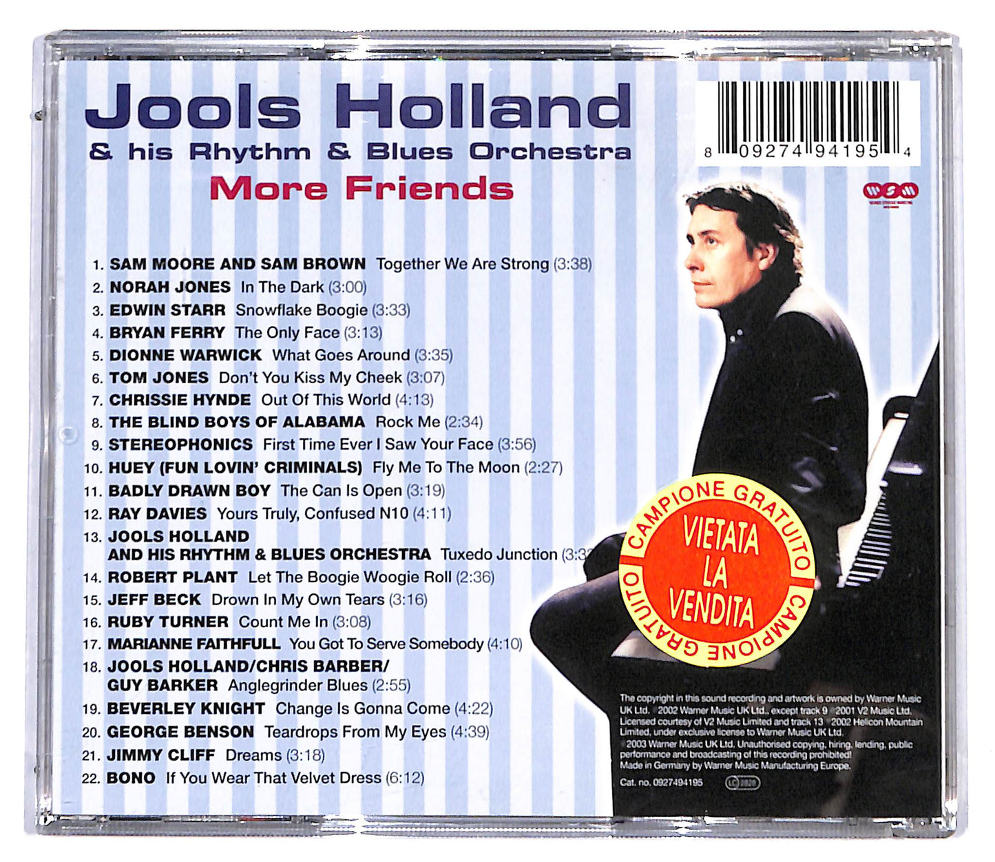 EBOND Jools Holland & His Rhythm & Blues Orchestra - More Friends CD CD096733