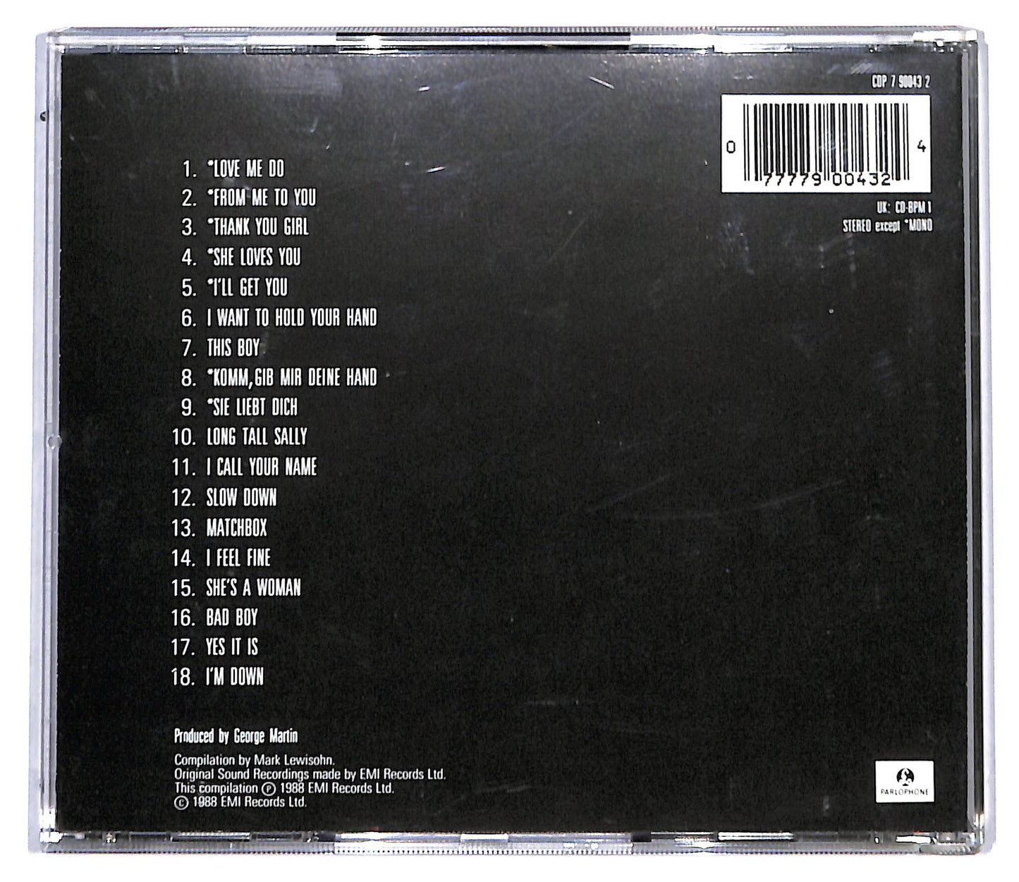 EBOND The Beatles - Past Masters - Volume One CD CD096744