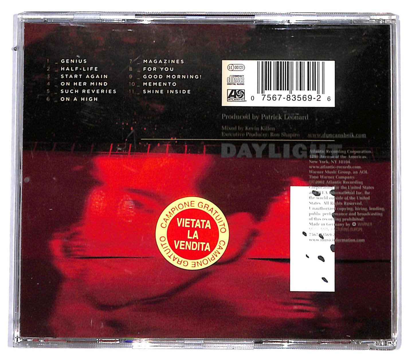 EBOND Duncan Sheik - Daylight CD CD096747
