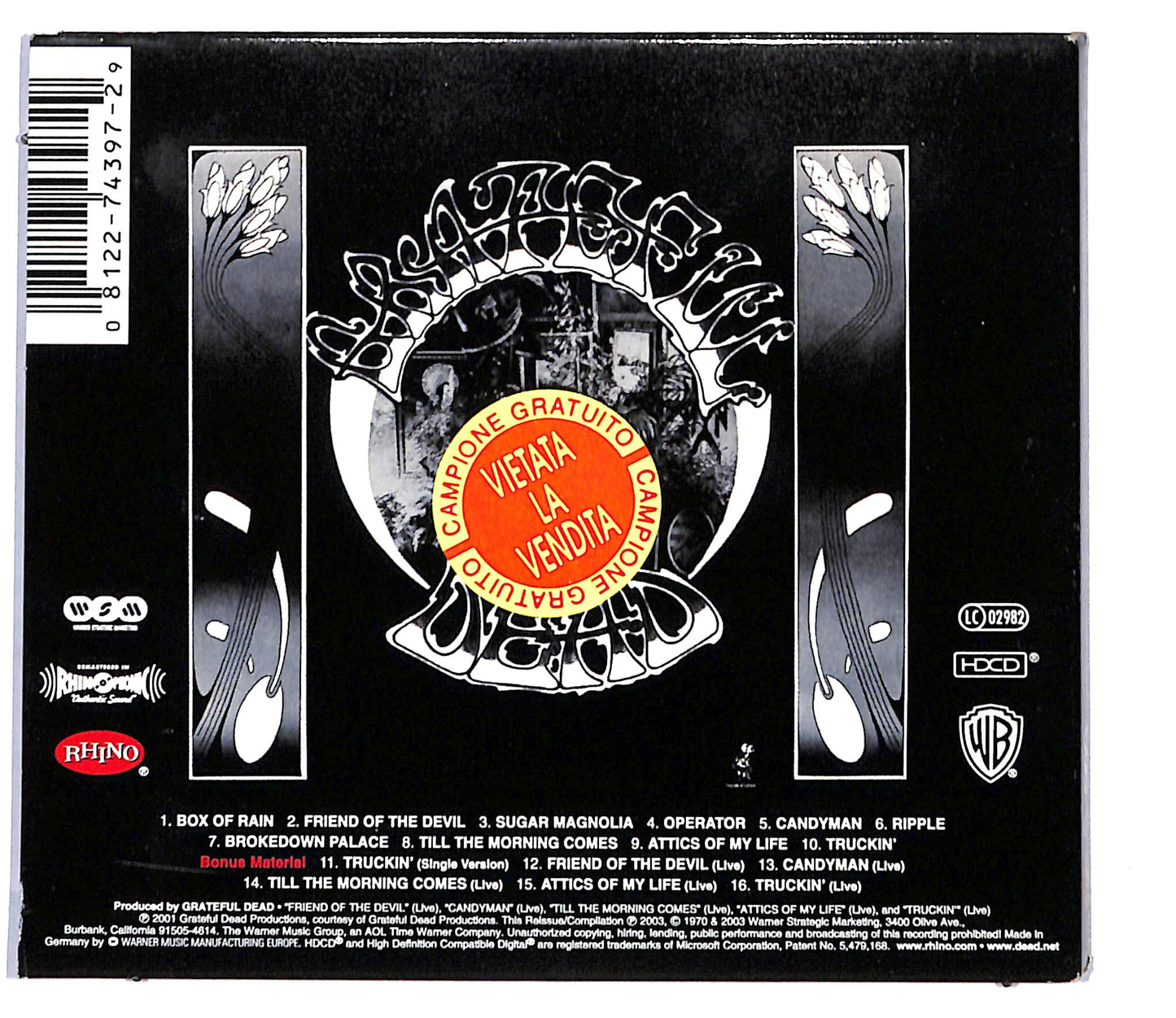 EBOND Grateful Dead - American Beauty CD CD096764