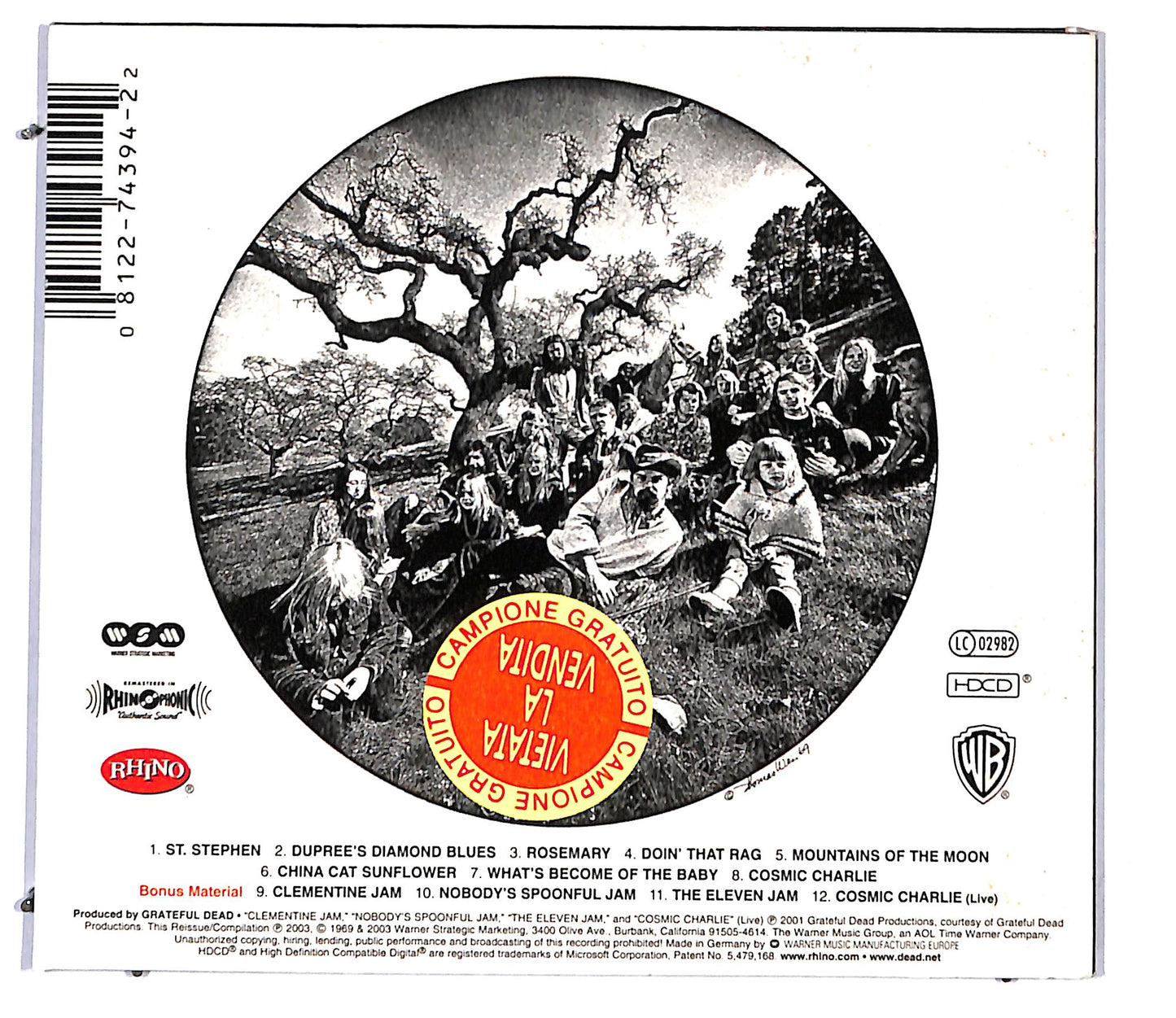 EBOND Grateful Dead - Aoxomoxoa (DIGIPAK) CD CD096801