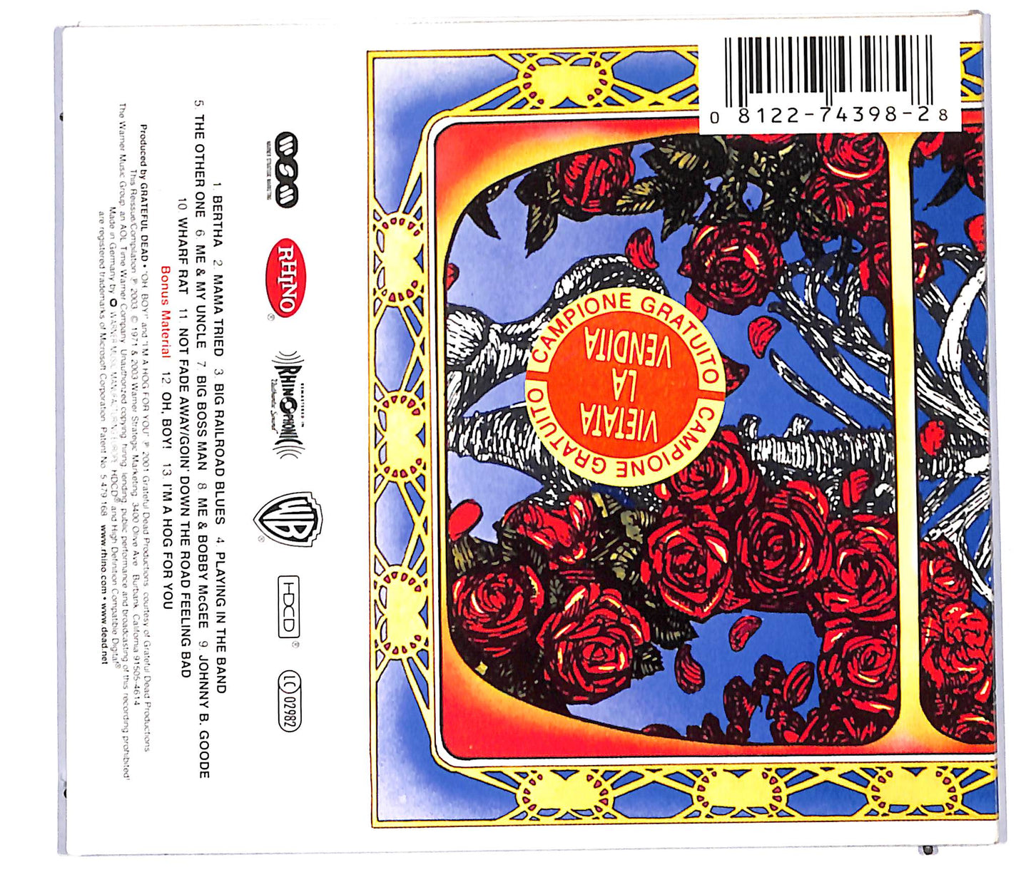 EBOND Grateful Dead - Grateful Dead CD CD096855