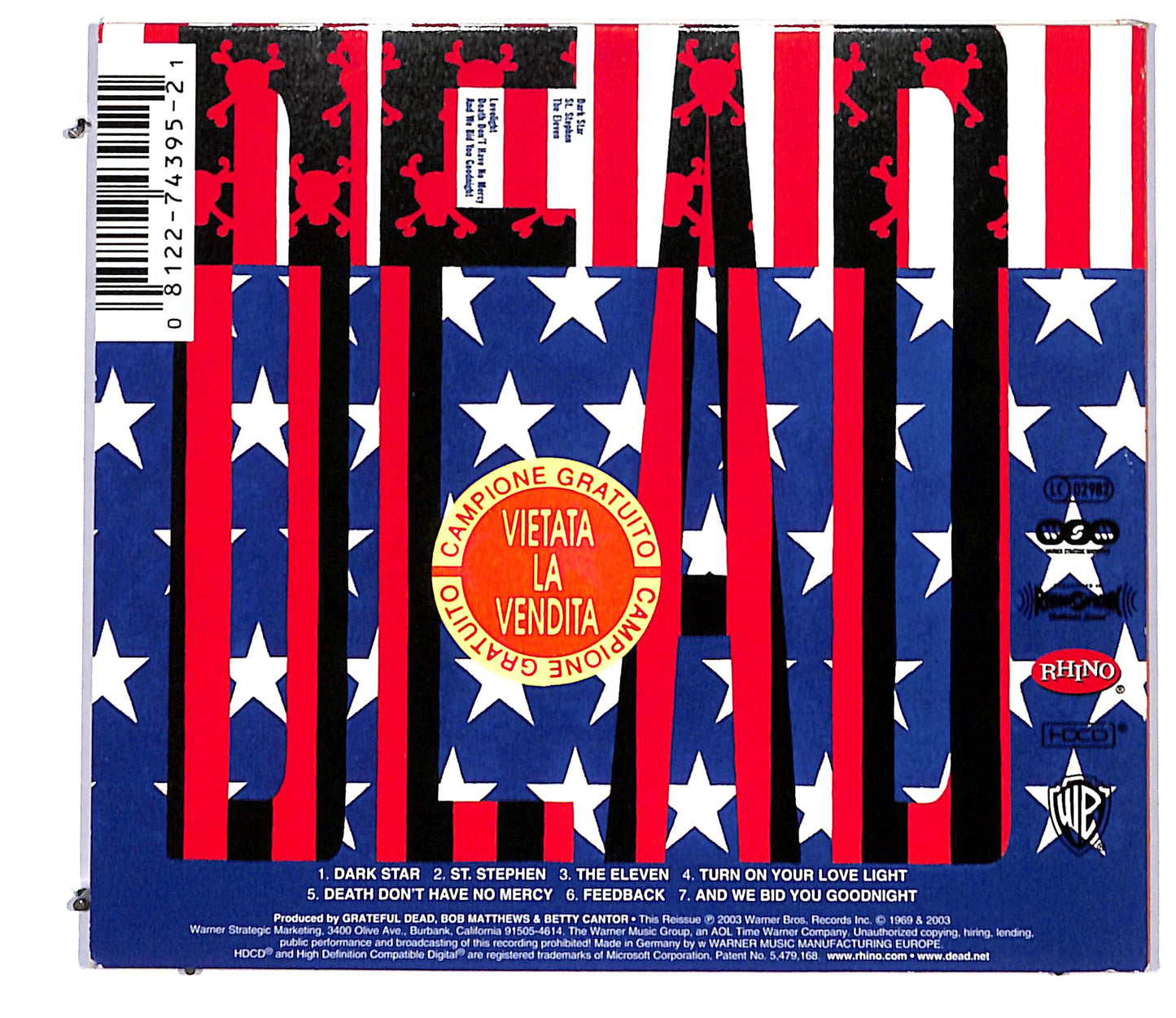 EBOND Grateful Dead - Live - Dead (digipak) CD CD096856