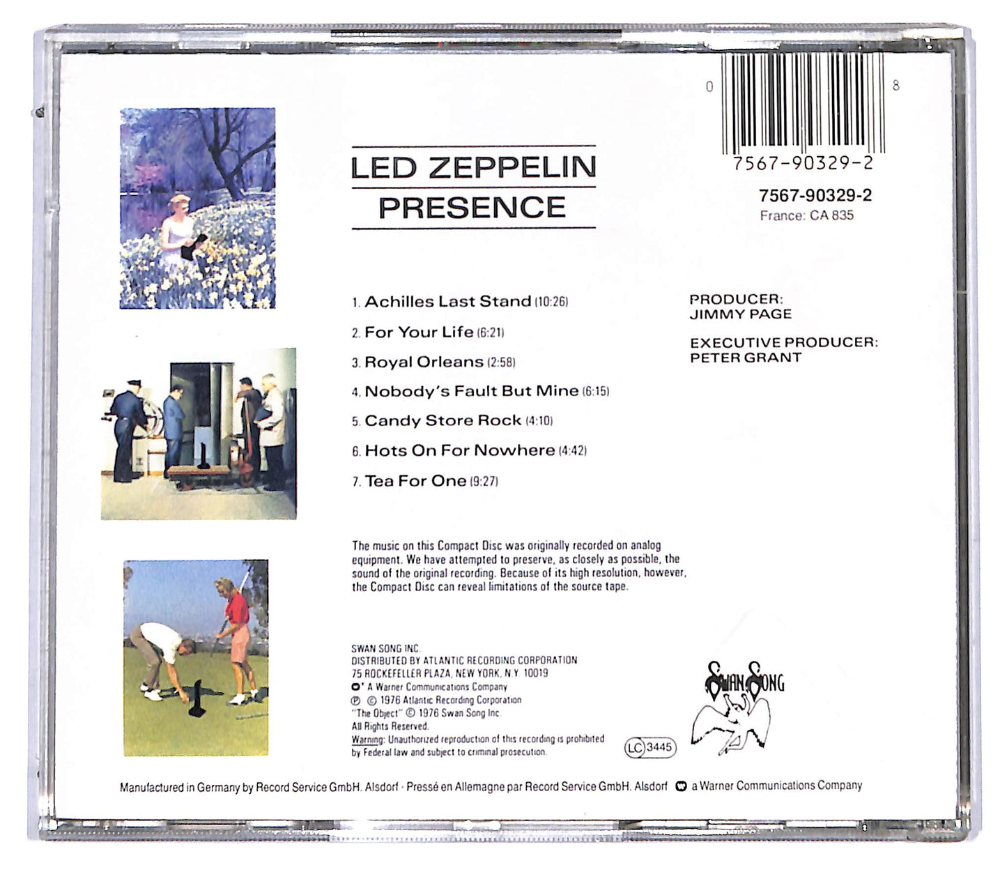 EBOND Led Zeppelin - Presence CD CD096937