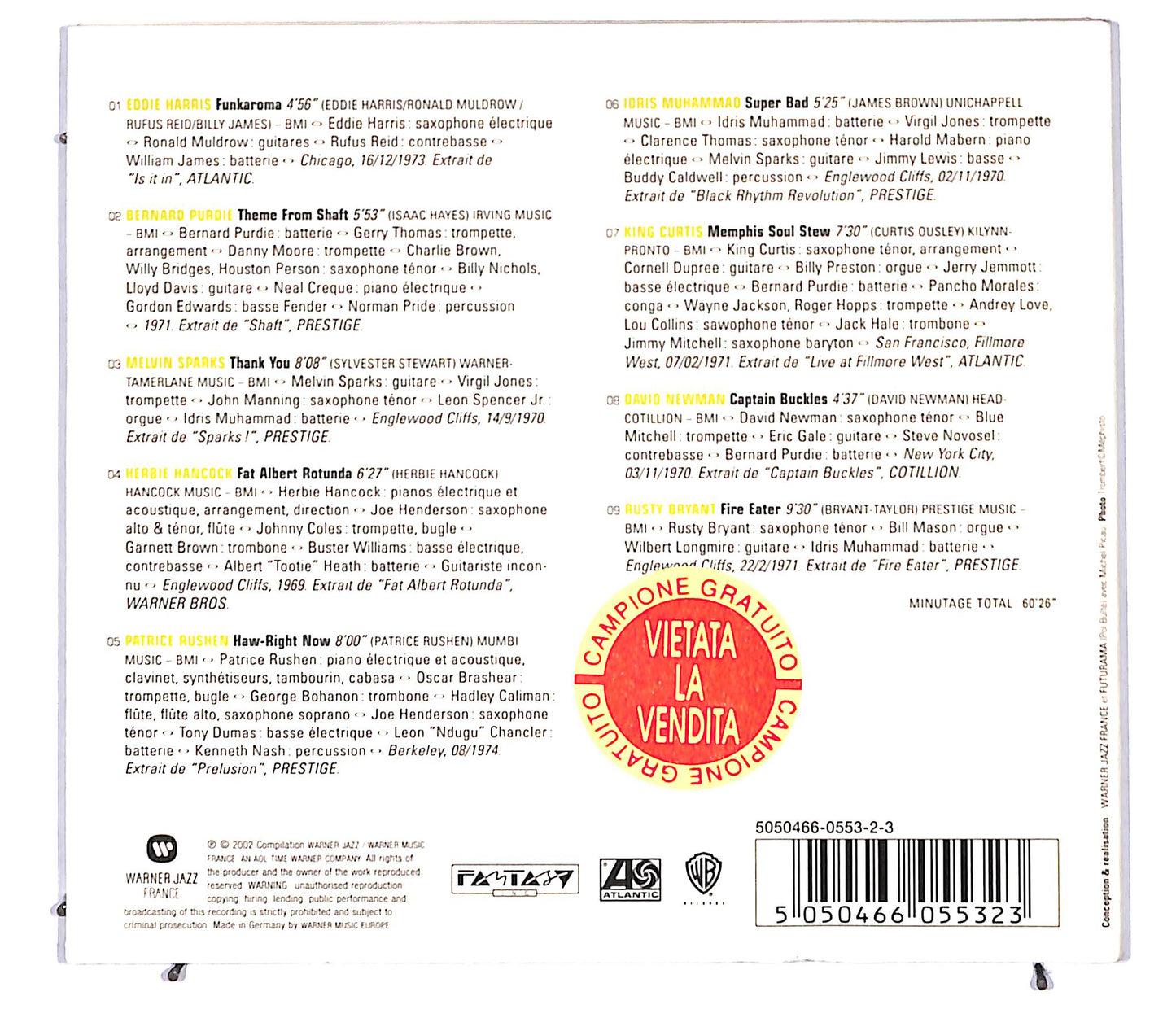 EBOND Various - What's Jazz? Jazz Funk CD CD097013