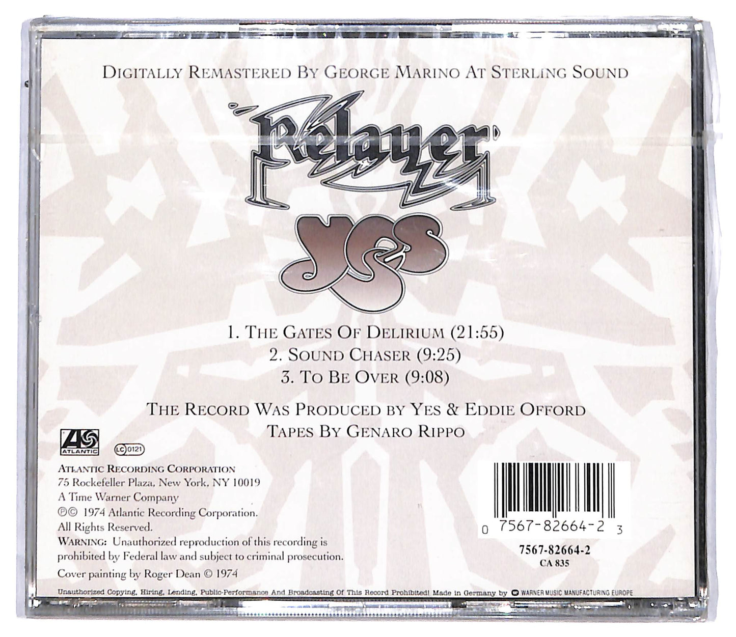 EBOND Yes - Relayer CD CD097057