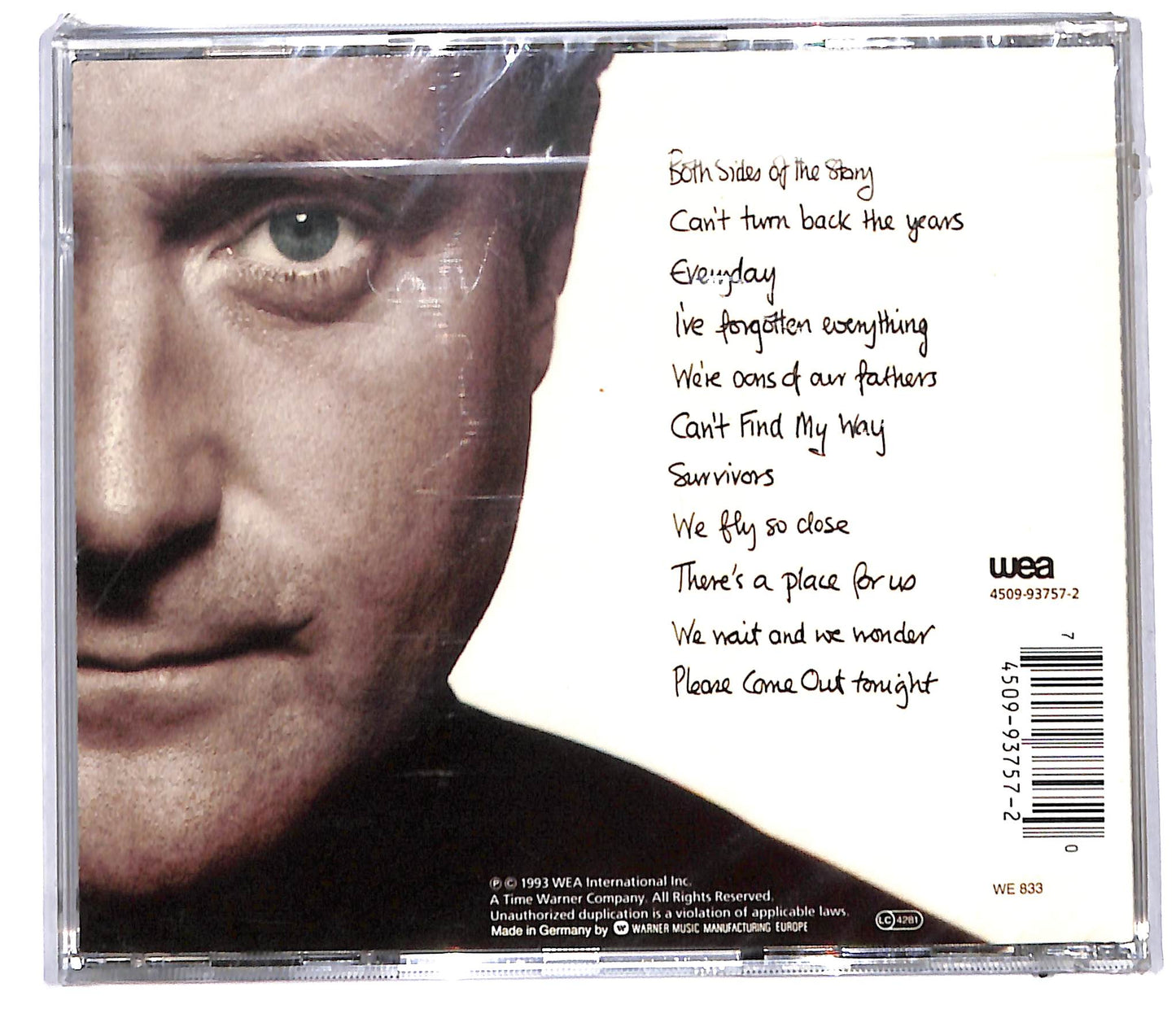 EBOND Phil Collins - Both Sides CD CD097101