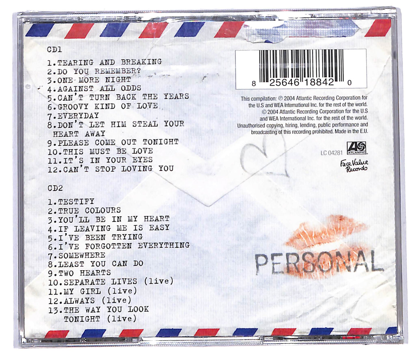 EBOND Phil Collins - Love Songs (A Compilation... Old And New) CD CD097102