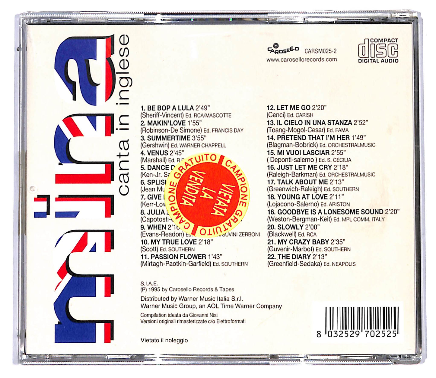 EBOND Mina (3) - Mina Canta In Inglese CD CD097122