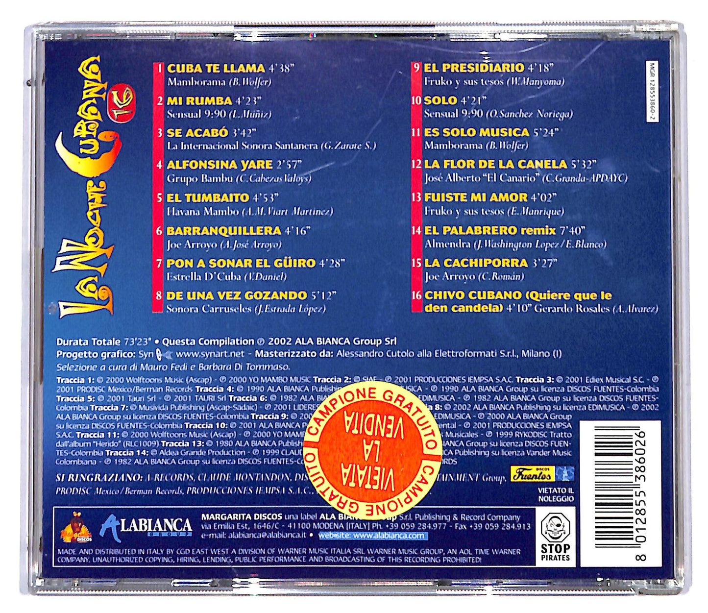 EBOND Various - La Noche Cubana 16 CD CD097151
