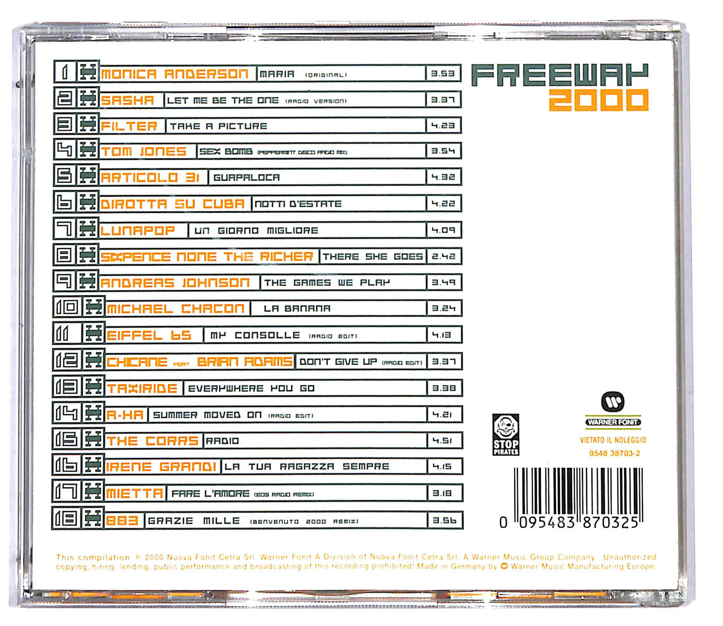 EBOND Various - Freeway 2000 CD CD097164
