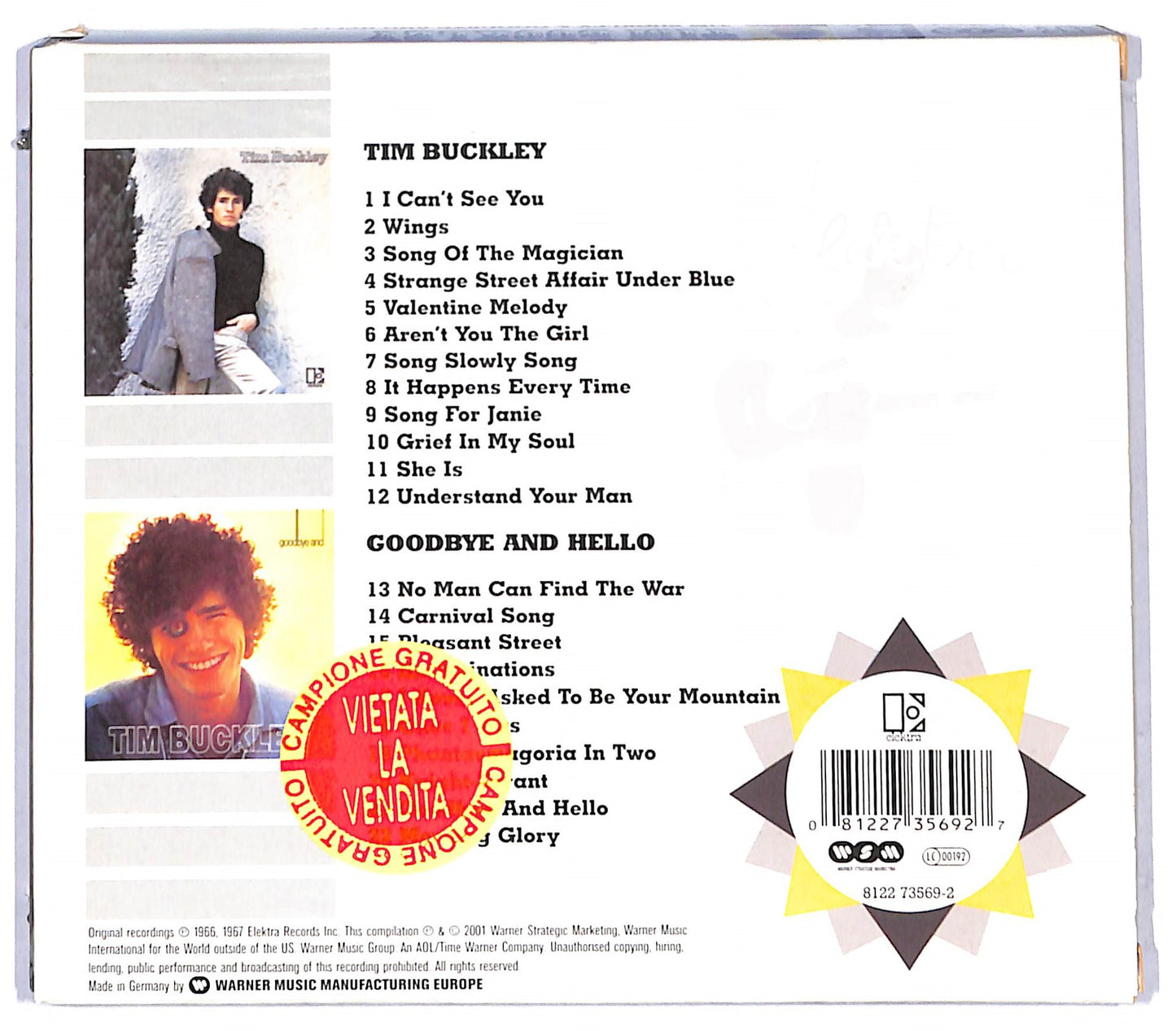EBOND Tim Buckley & Goodbye And Hello CD CD097410