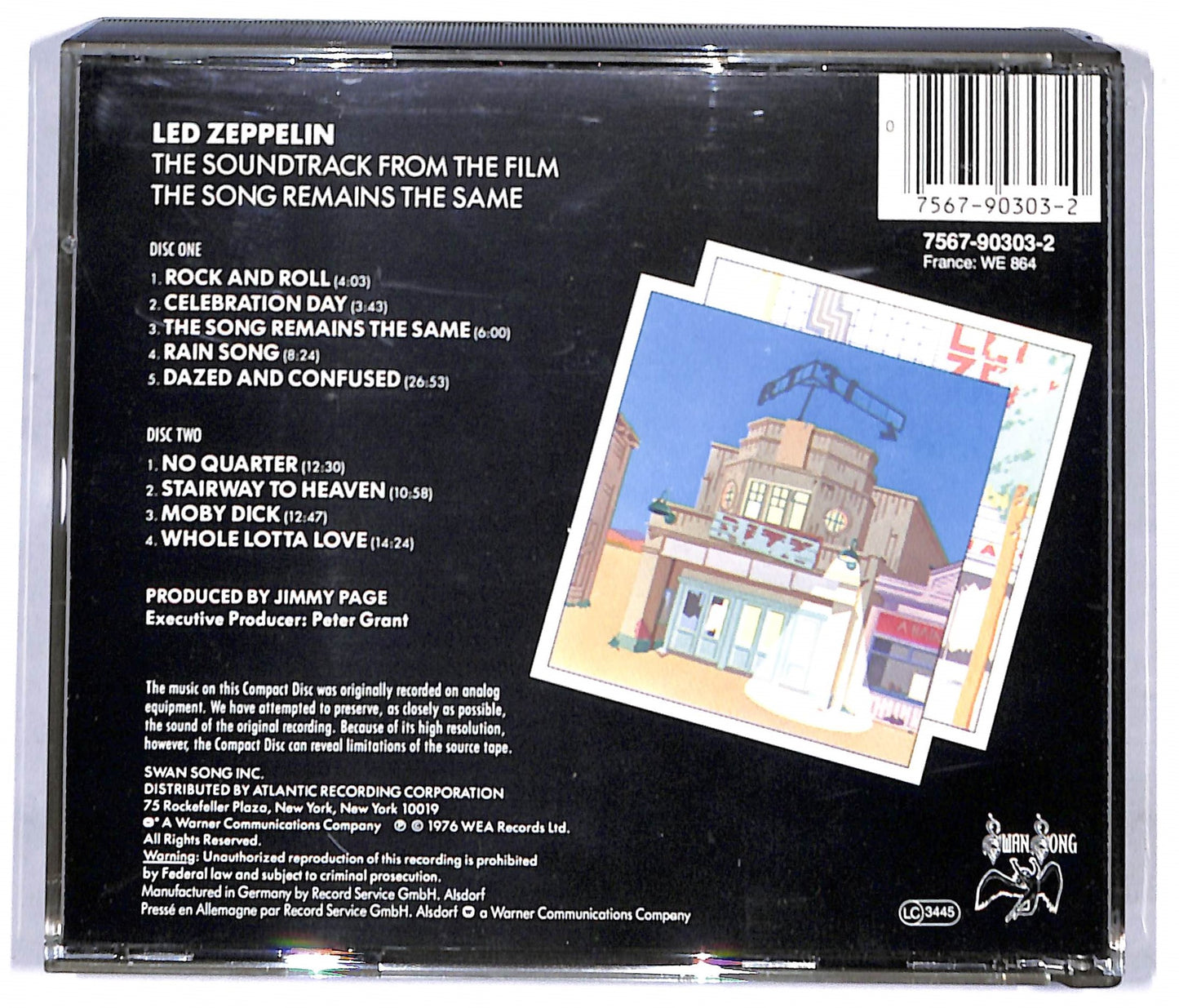 EBOND The Soundtrack From The Film The Song Remains The Same CD CD097413