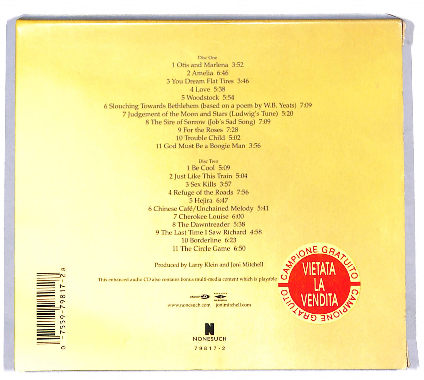 EBOND Joni Mitchell - Travelogue (2CD) CD097417
