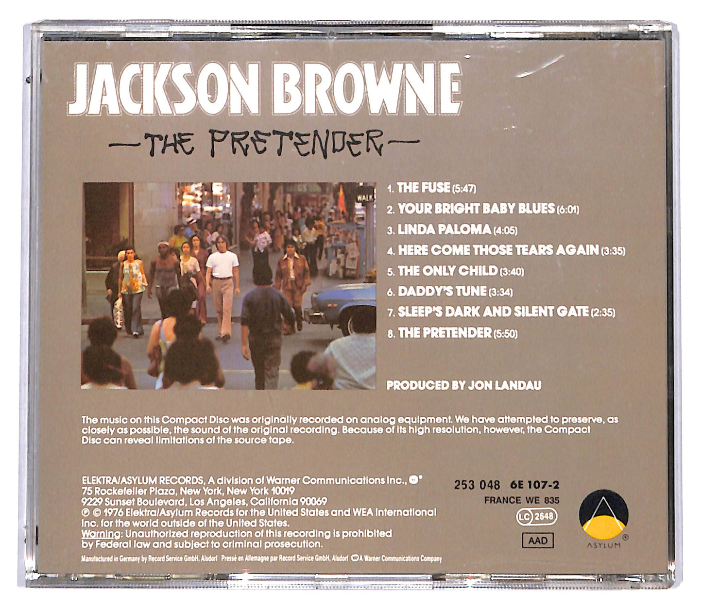 EBOND Jackson Browne - The Pretender CD CD097530