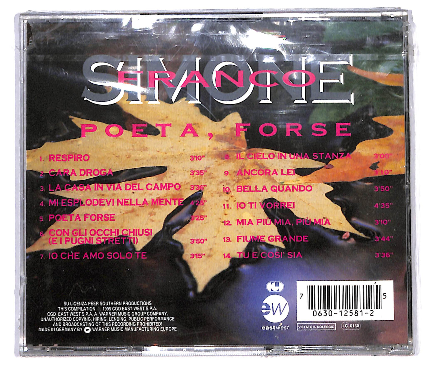 EBOND Franco Simone - Poeta, Forse CD CD097537