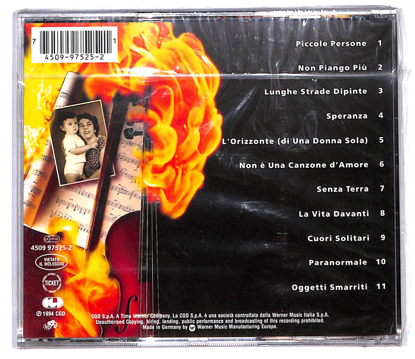 EBOND Enrico Ruggeri - Oggetti Smarriti CD CD097543
