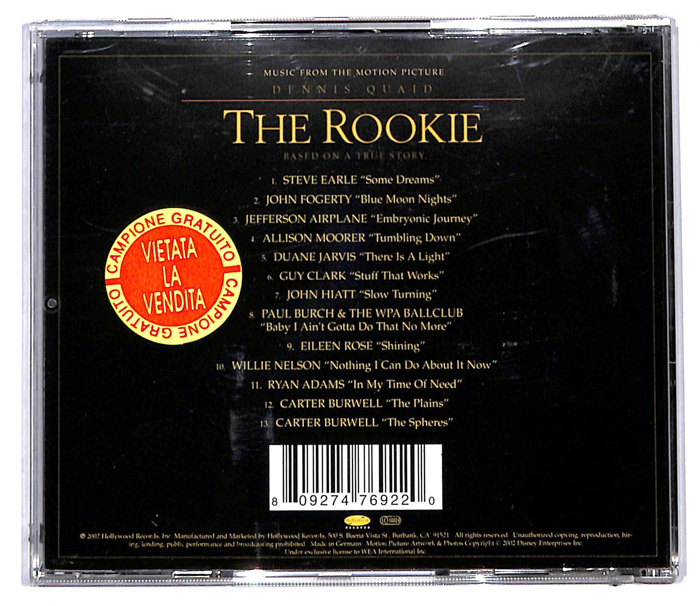 EBOND The Rookie (Music From The Motion Picture) CD CD097616