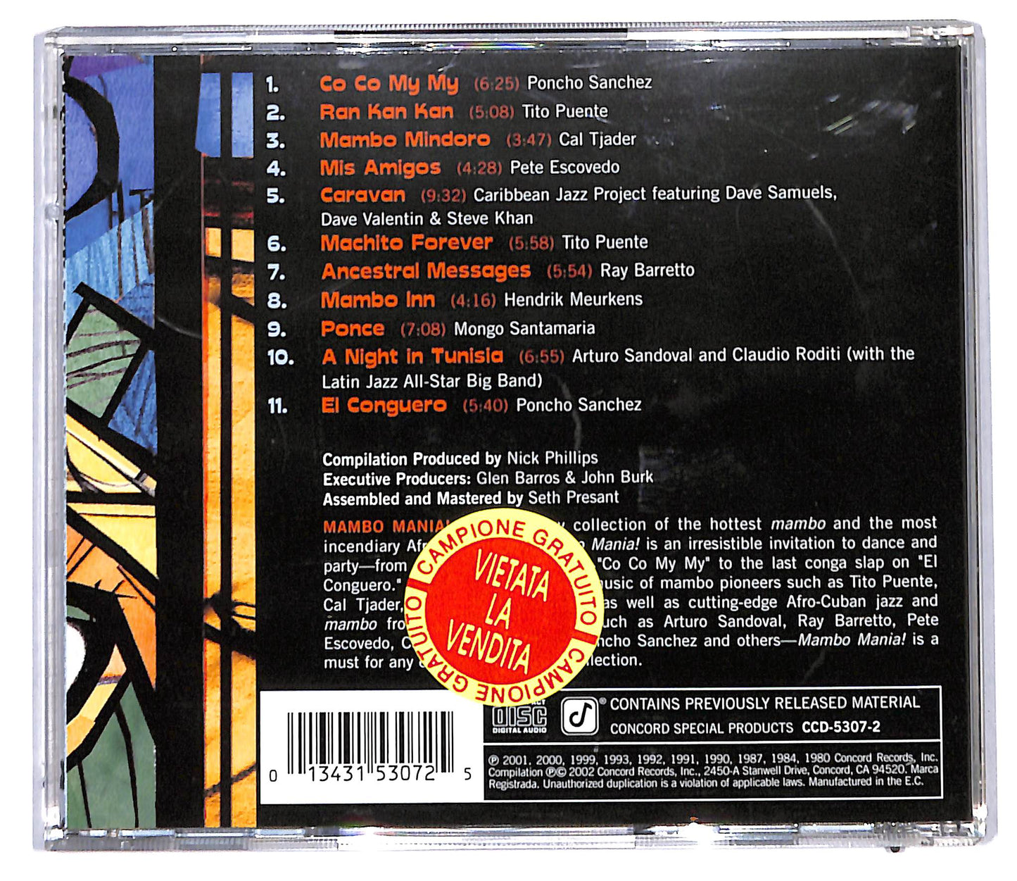 EBOND Various - Colors Of Latin Jazz Mambo Mania! CD CD097634