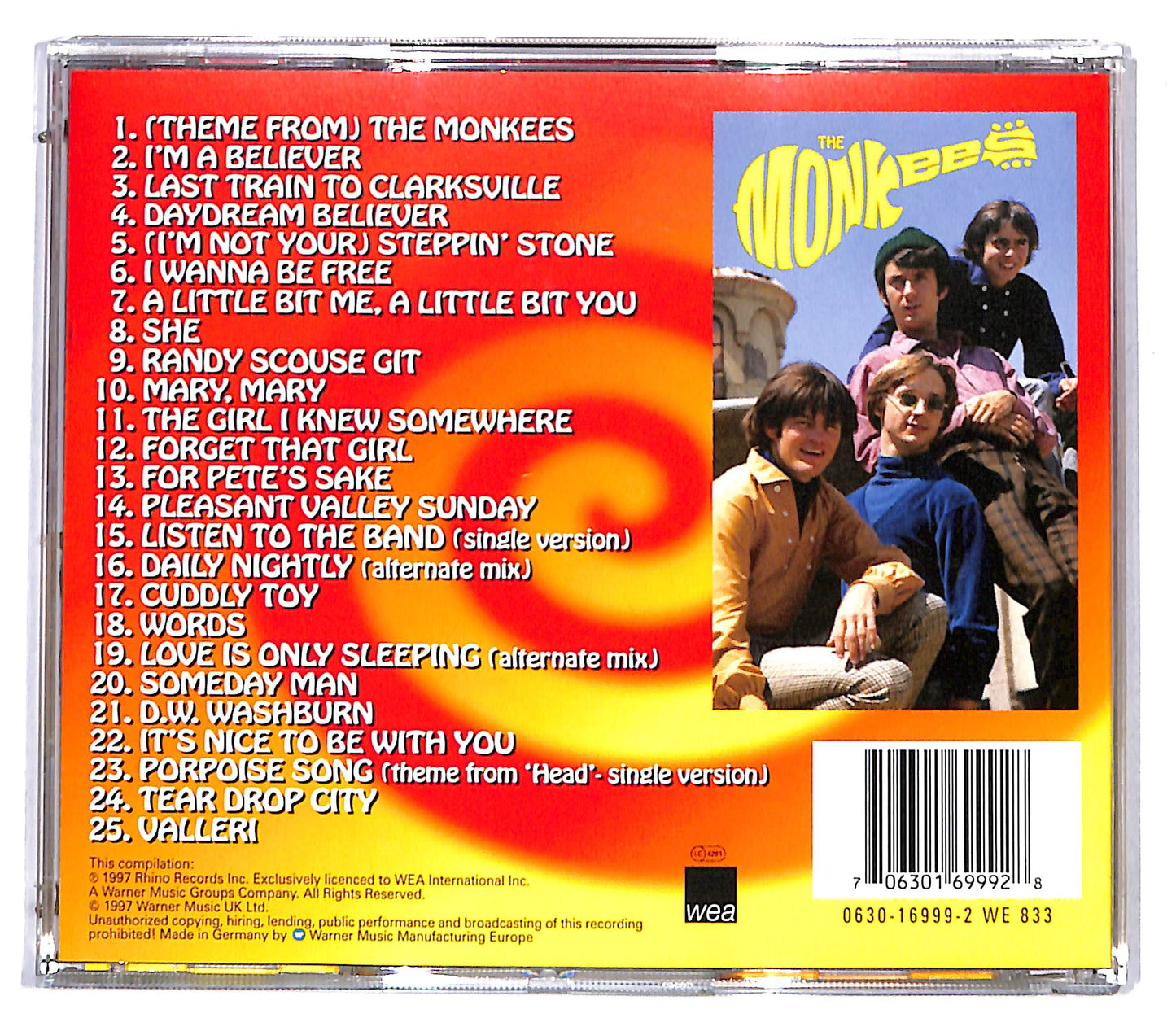 EBOND Here They Come...The Greatest Hits Of The Monkees CD CD097652