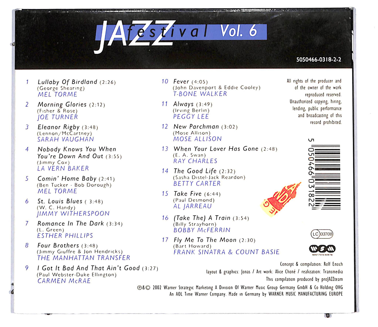 EBOND Jazz Festival V.6 - Singers (Digipak) CD CD097654