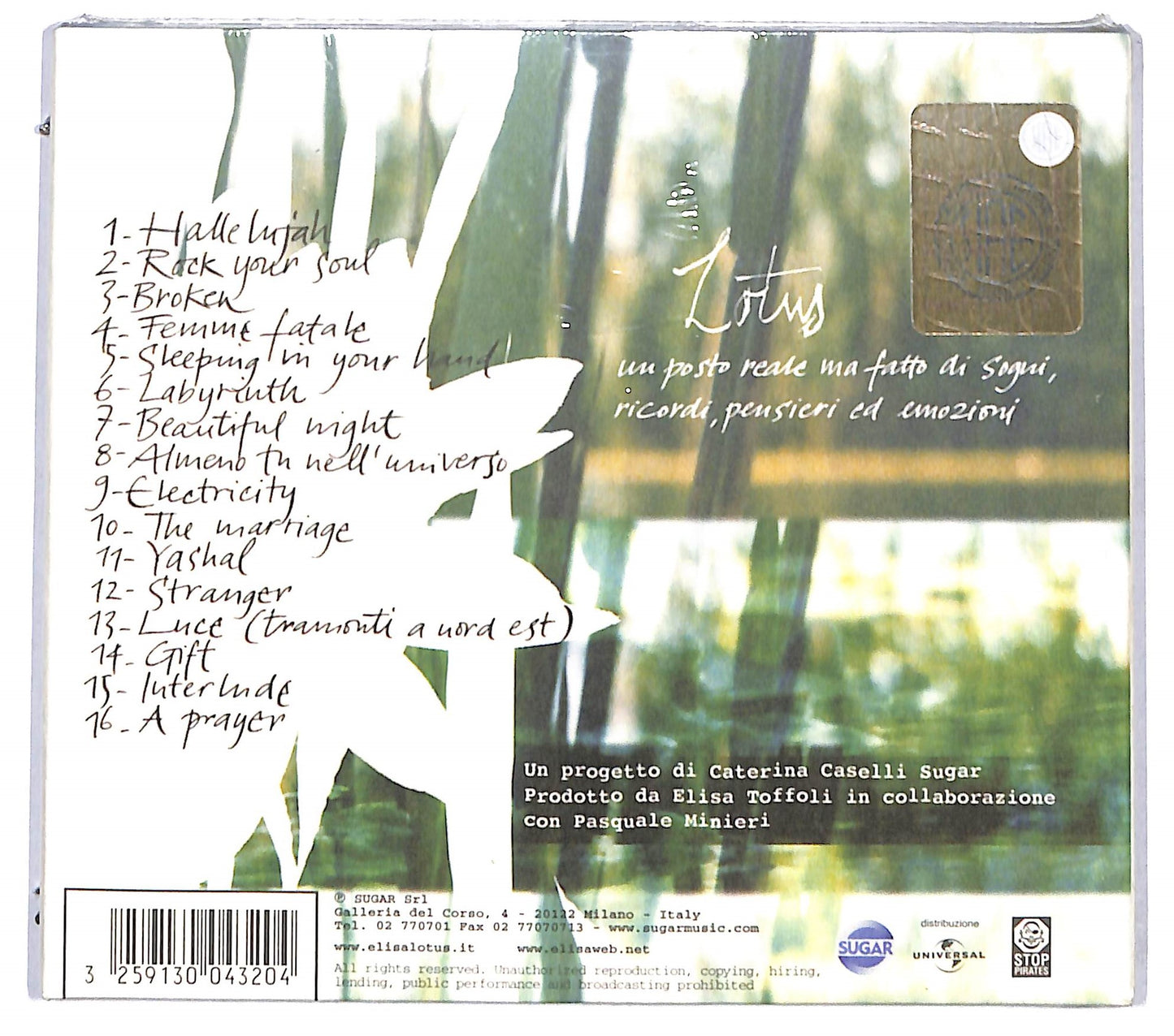 EBOND Elisa - Lotus (Digipak) CD CD097714