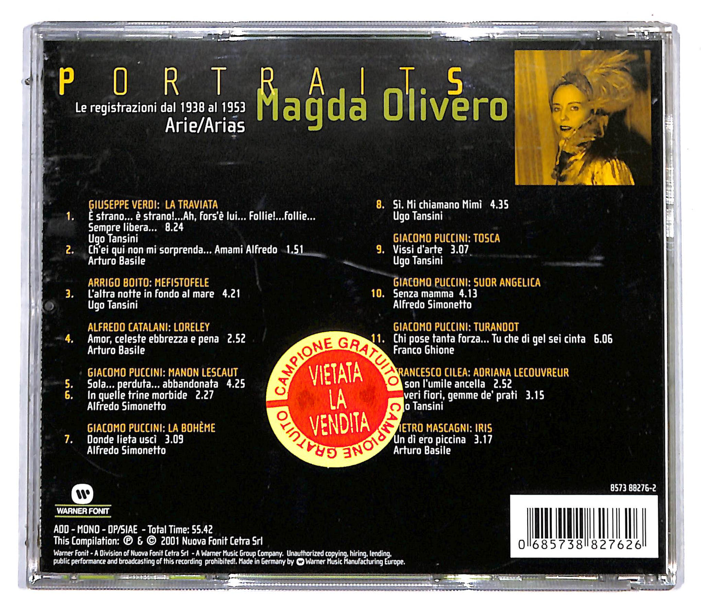 EBOND Portraits - Magda Olivero CD CD097820