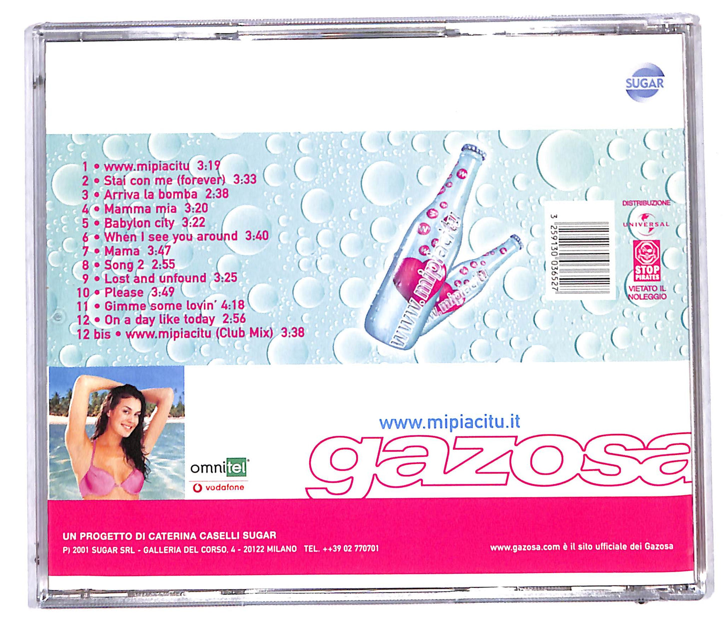 EBOND Gazosa - Www.Mipiacitu CD CD097916