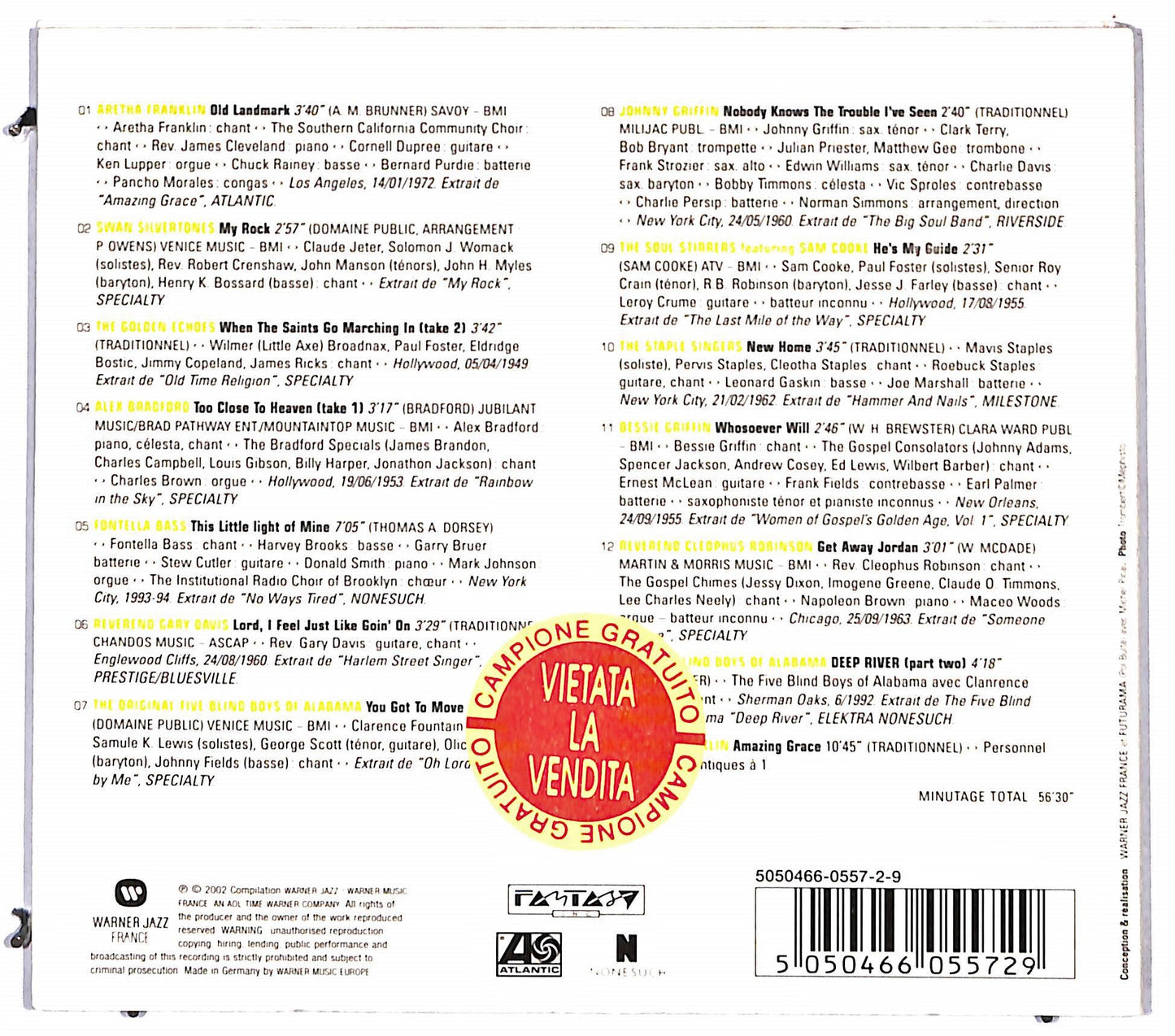 EBOND What's Jazz ? - Gospel (digipak) CD CD097936