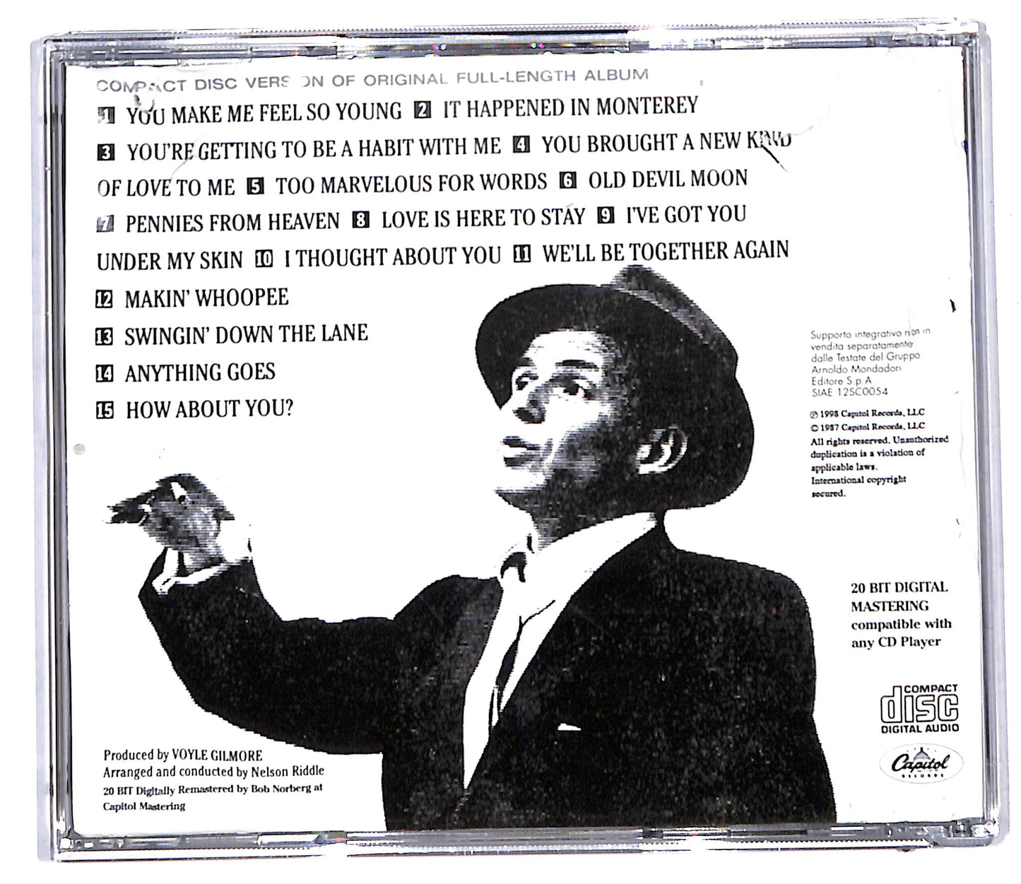 EBOND Frank Sinatra - songs for swingin' lovers CD CD098007