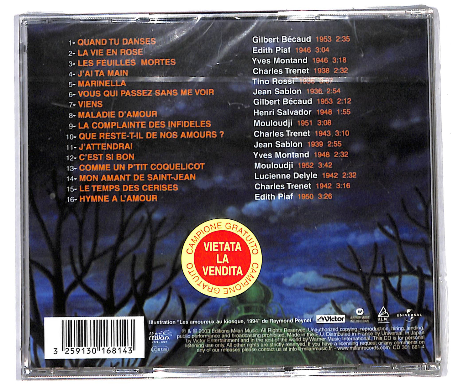 EBOND Various - Chansons Pour Aimer Vol. 1 CD CD098019