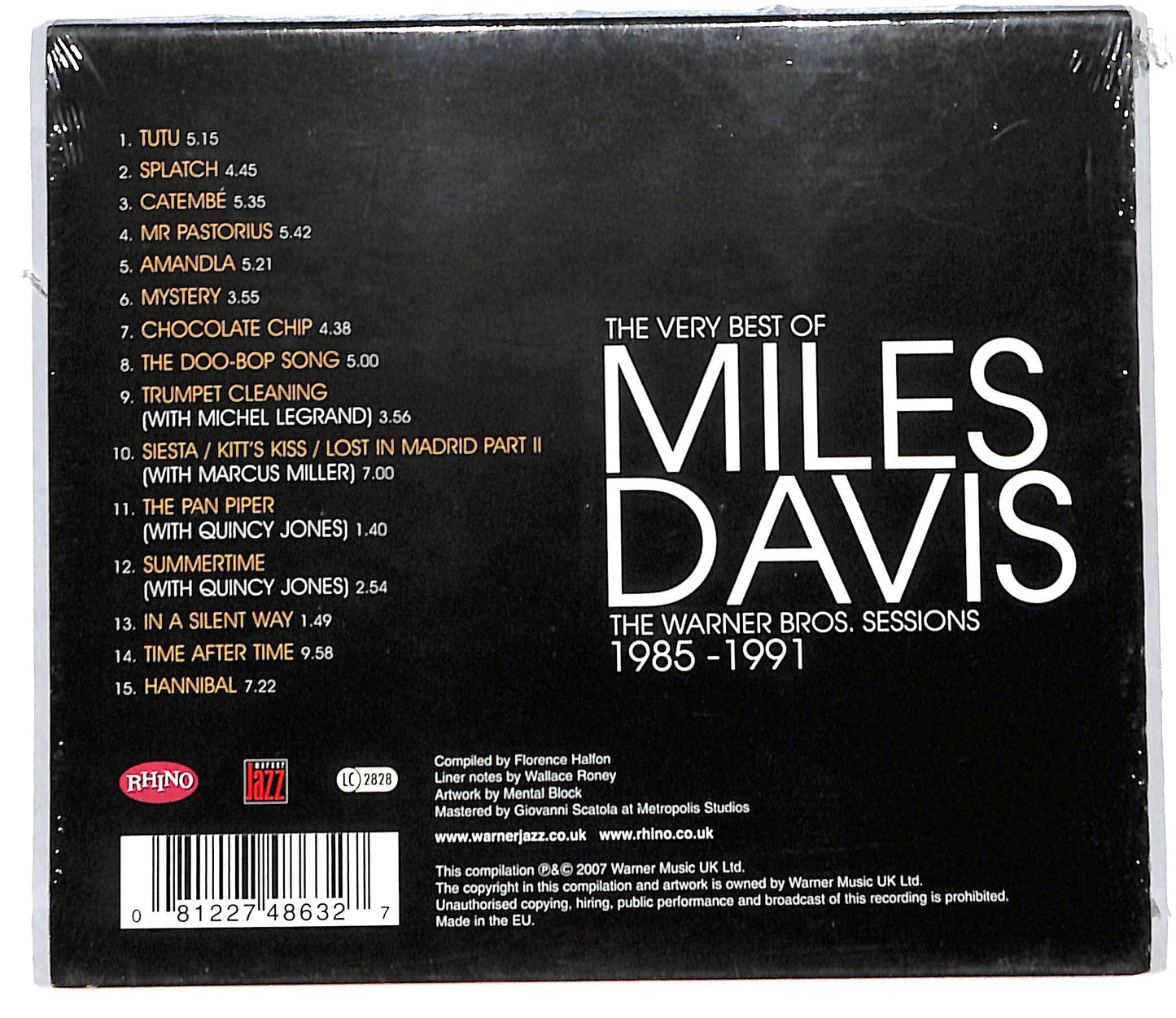 EBOND The Very Best Of Miles Davis (The Warner Bros. Sessions 1985-1991) CD CD098038