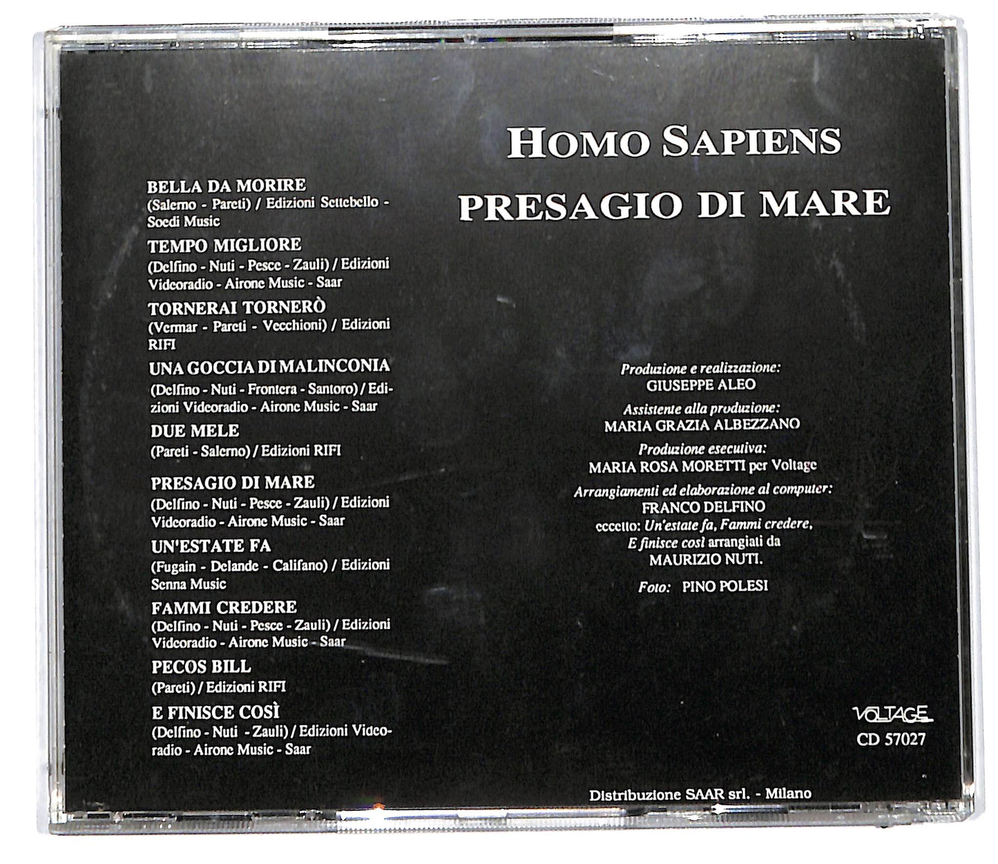 EBOND Homo Sapiens - Presagio di mare CD CD098040