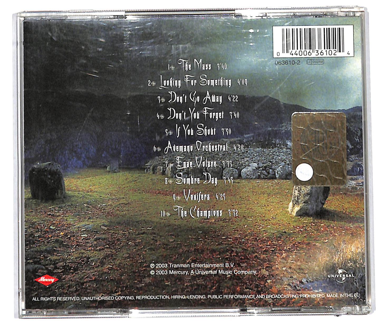 EBOND Era - The Mass CD CD098049