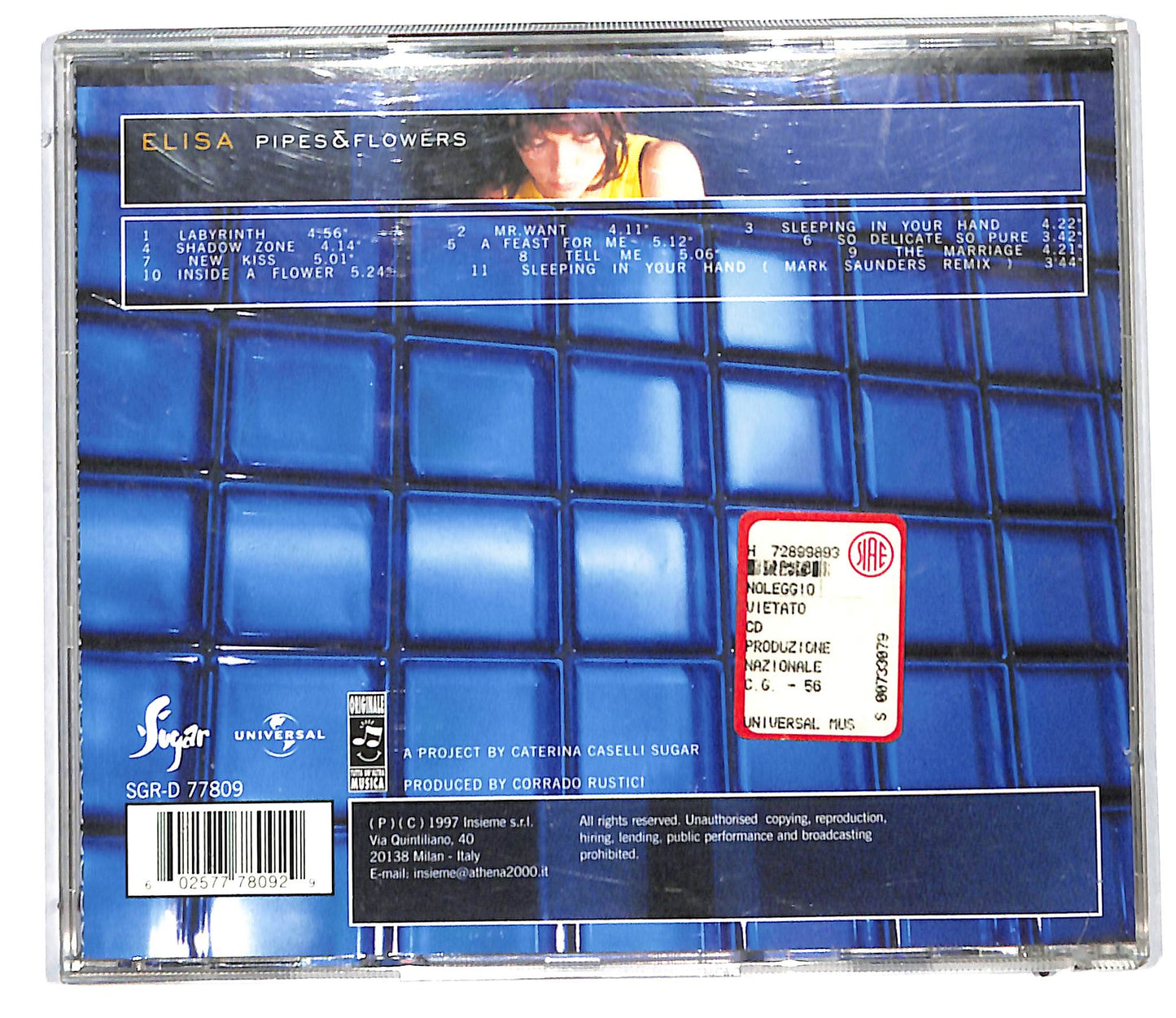 EBOND Elisa - Pipes & Flowers CD CD098050