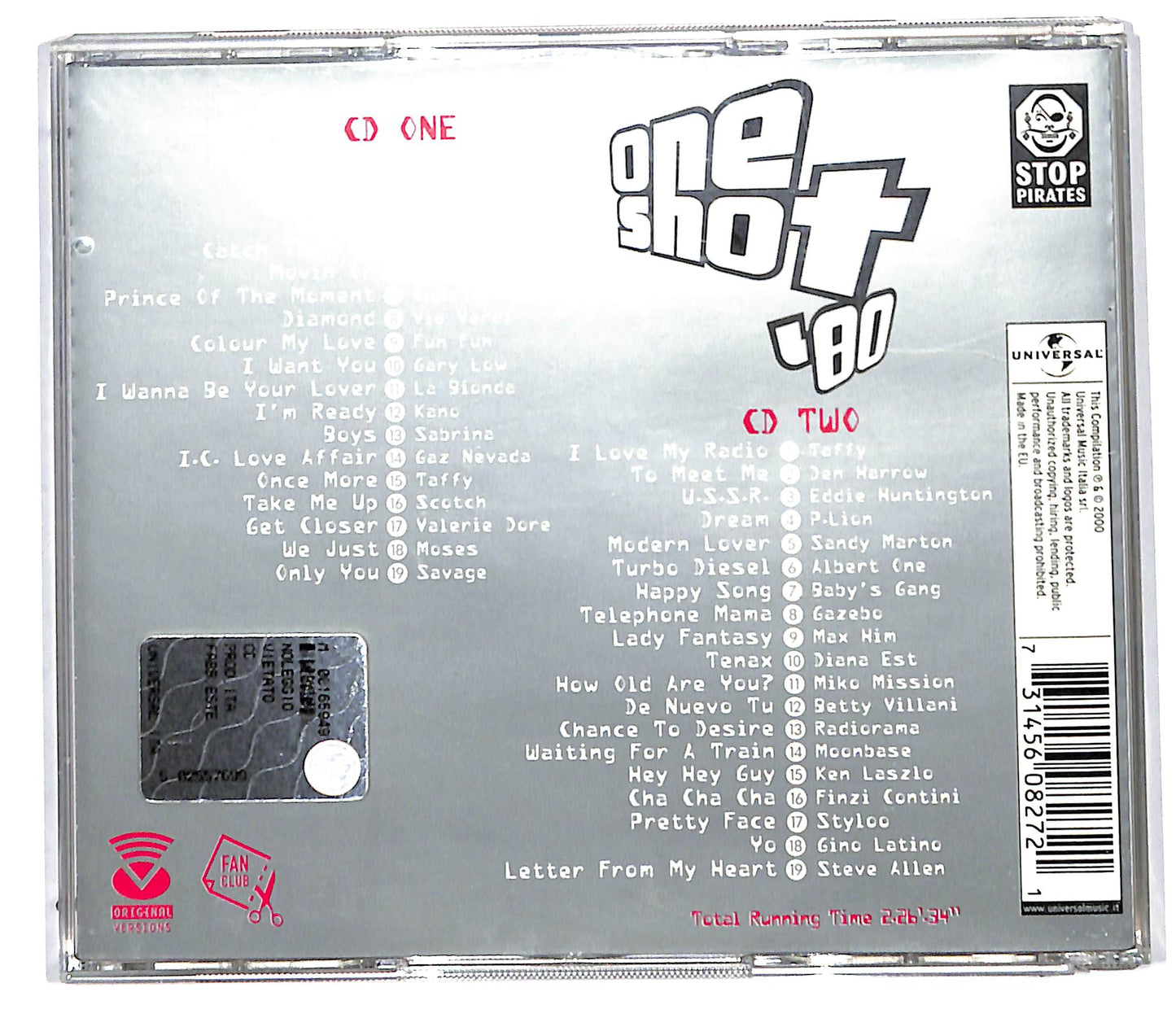 EBOND Various - One Shot '80 Volume 10 (DanceItalia) (2 dischi) CD CD098052