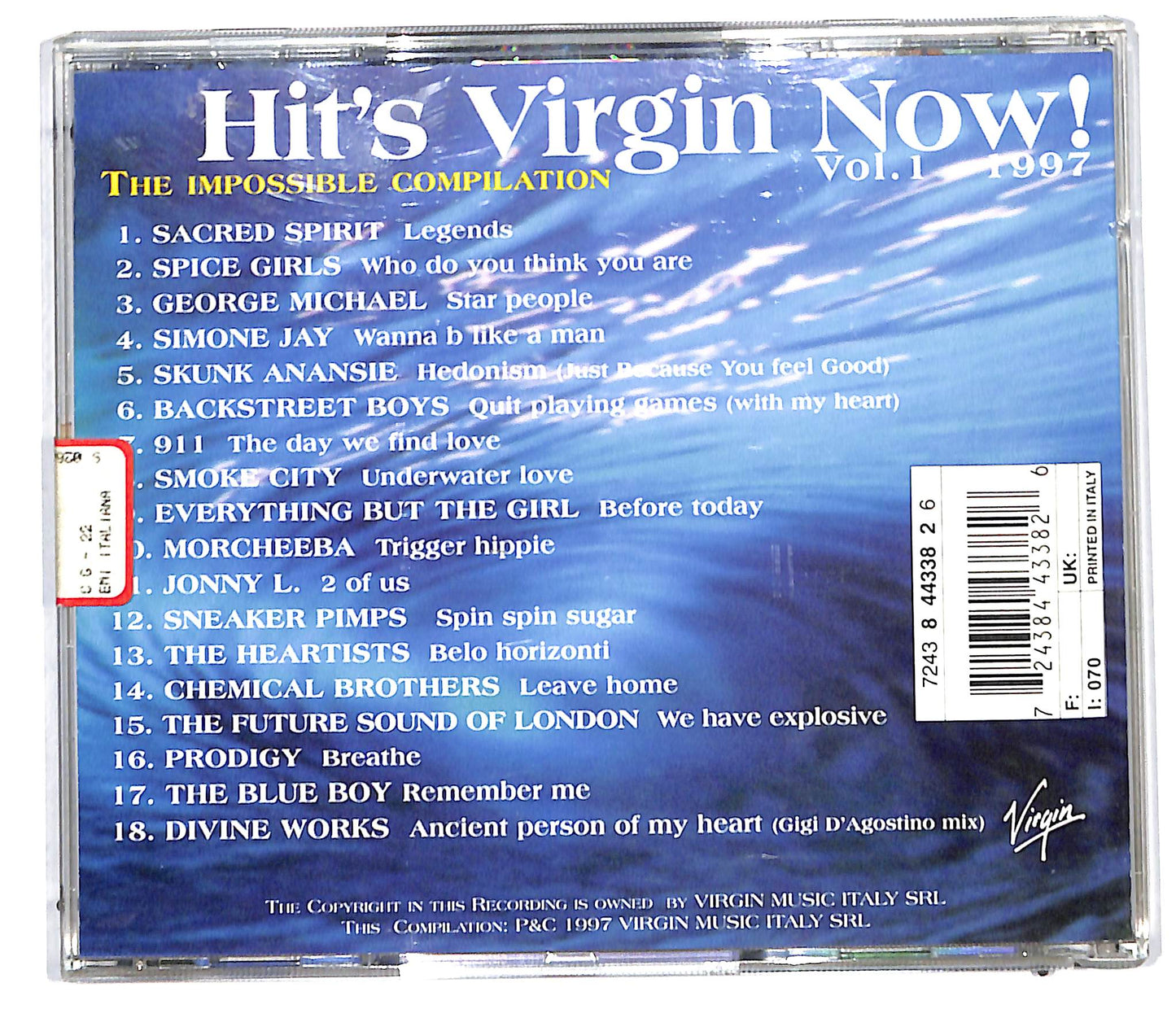 EBOND Hit's Virgin Now ! Vol.1 1997 - The Impossible Compilation CD CD098058