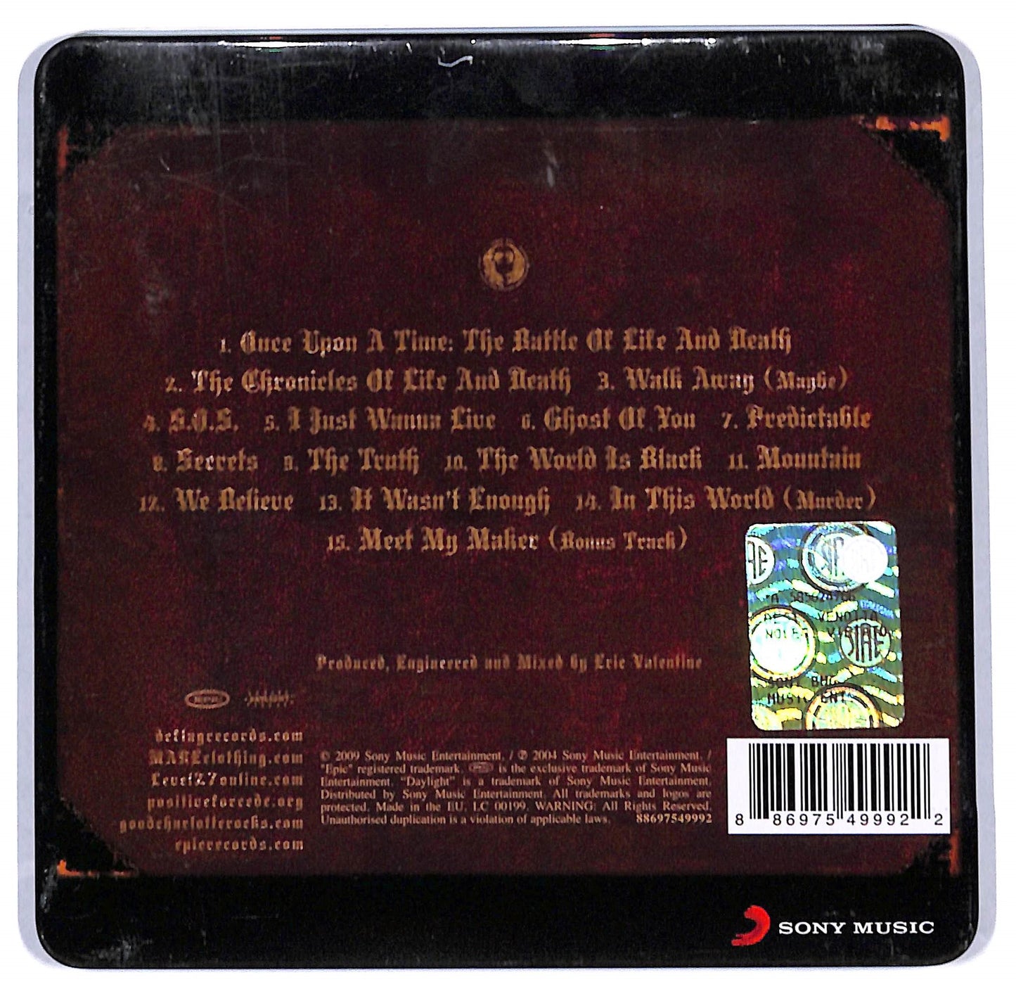 EBOND Good Charlotte - The Chronicles Of Life And Death CD CD098061