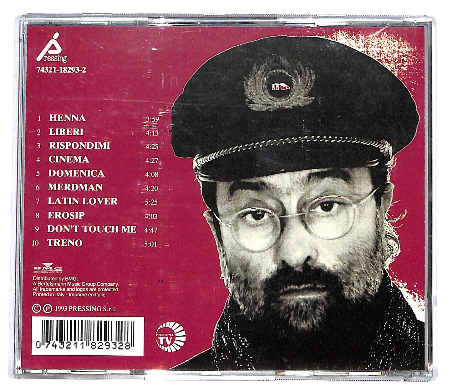 EBOND Lucio Dalla - Henna CD CD098124