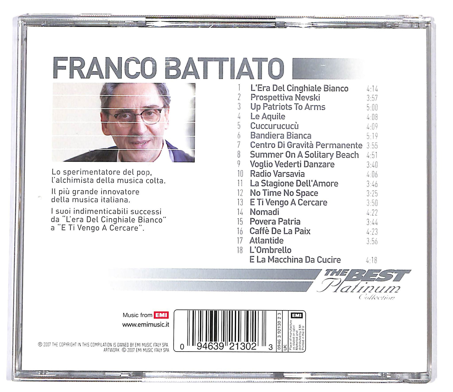 EBOND Franco Battiato - The Best Platinum Collection CD CD098140