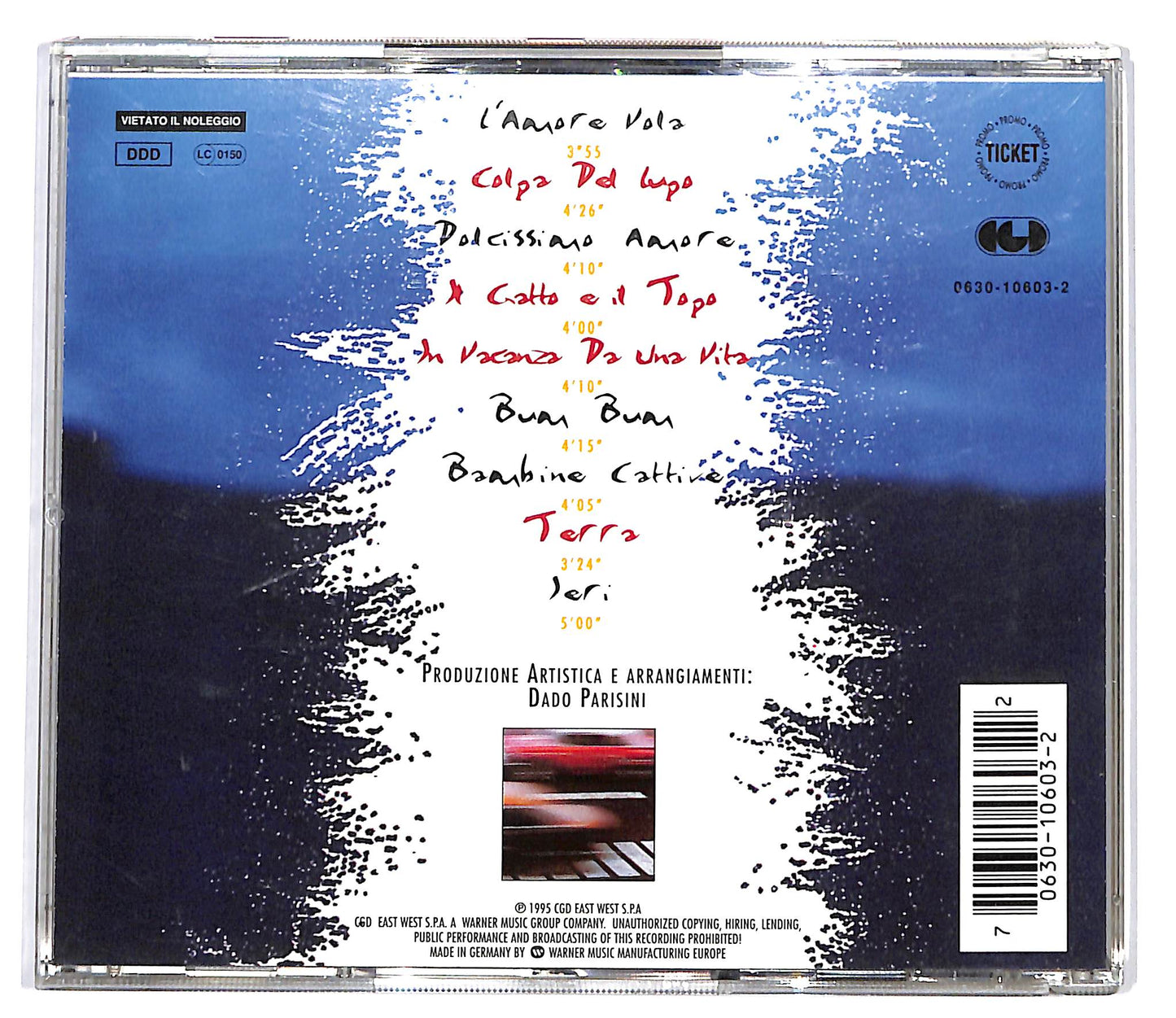 EBOND Irene Grandi - In Vacanza Da Una Vita CD CD098149