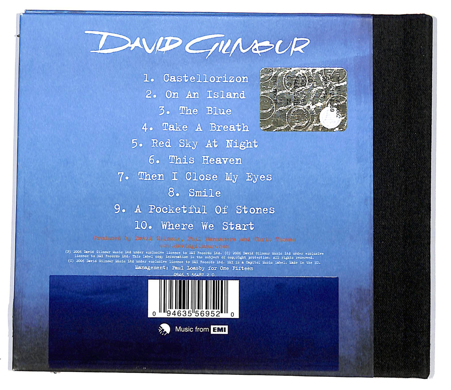 EBOND David Gilmour - On An Island CD CD098155